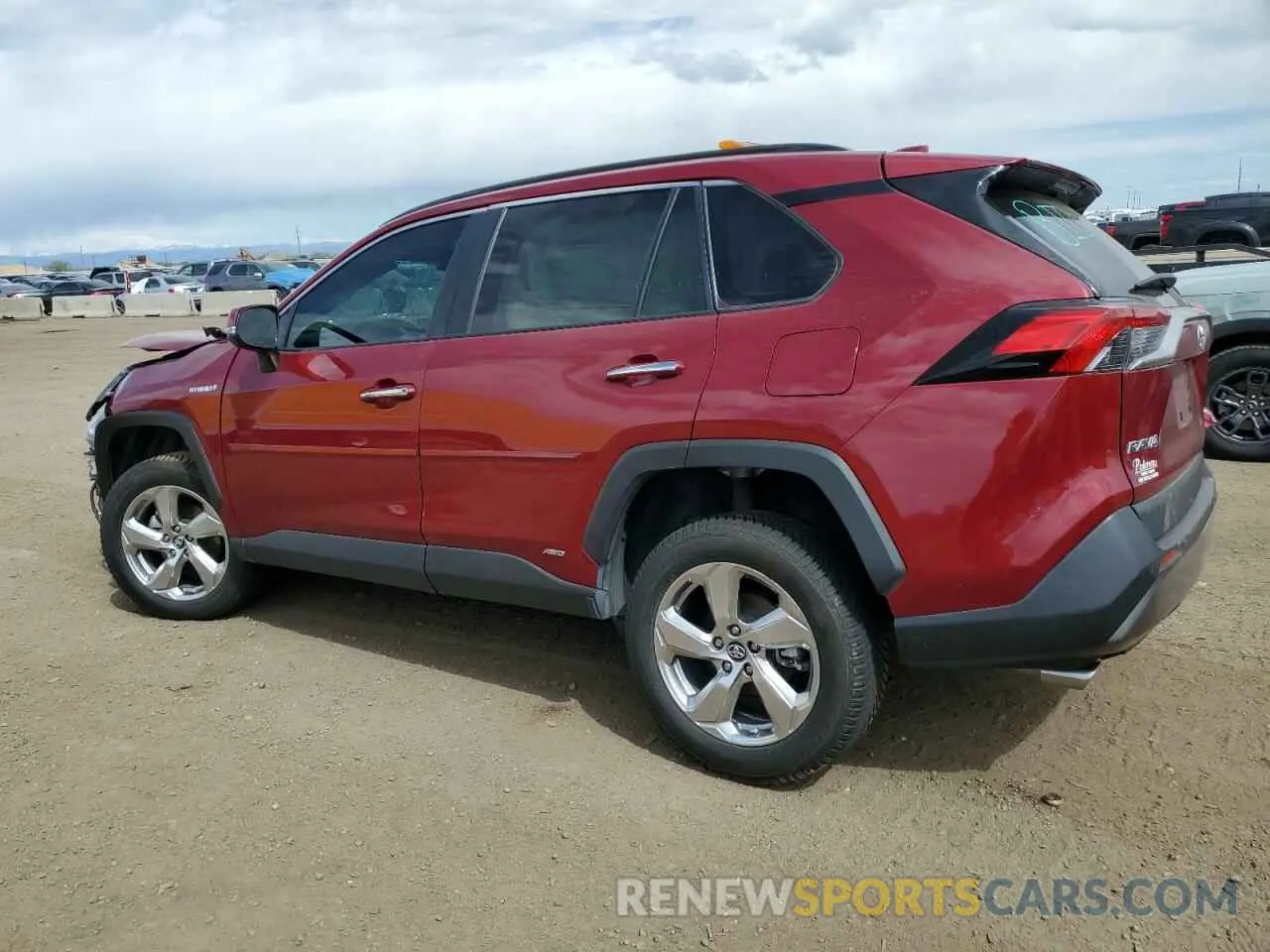 2 Photograph of a damaged car 2T3DWRFV1KW023048 TOYOTA RAV4 2019