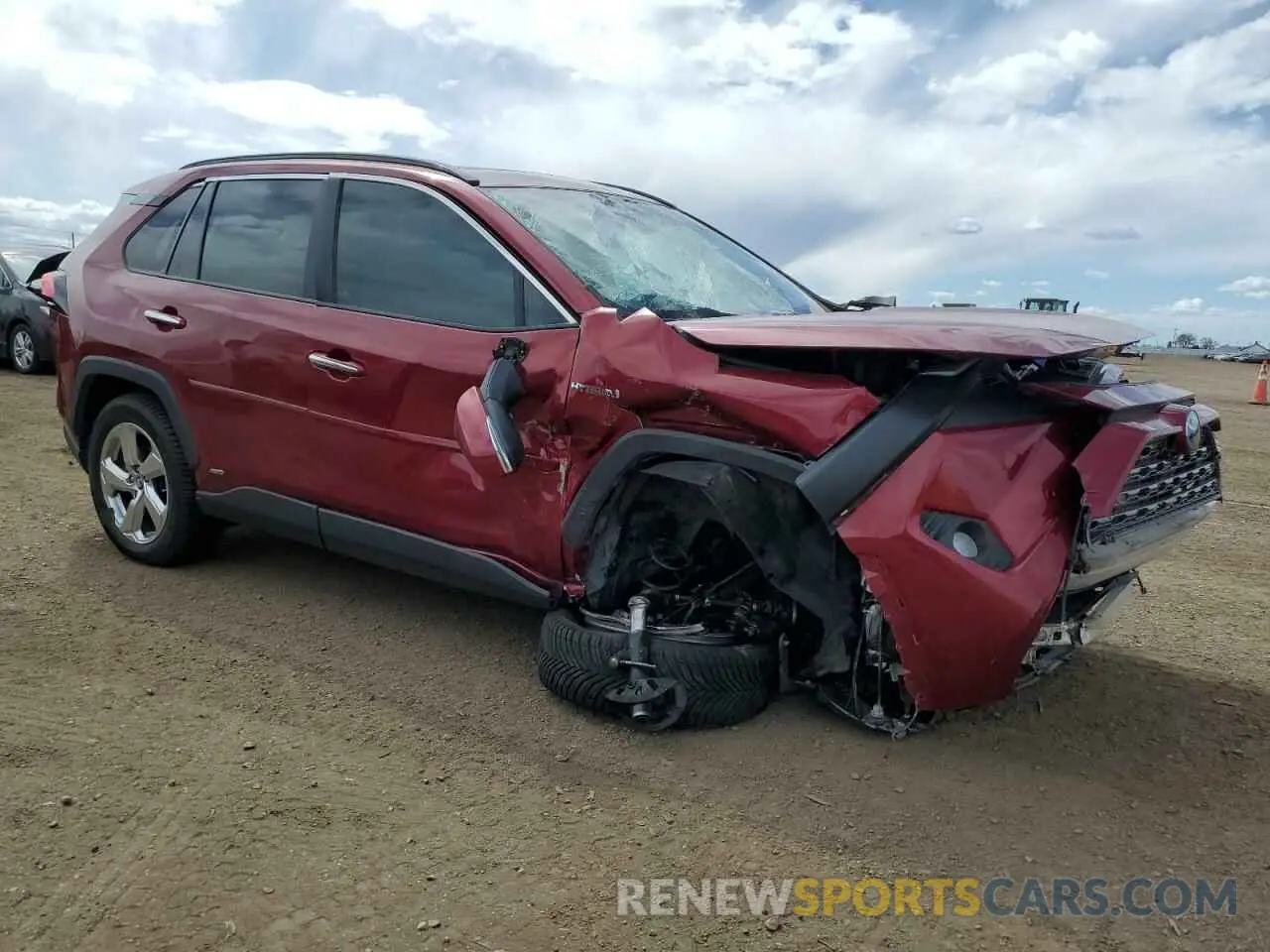 4 Photograph of a damaged car 2T3DWRFV1KW023048 TOYOTA RAV4 2019