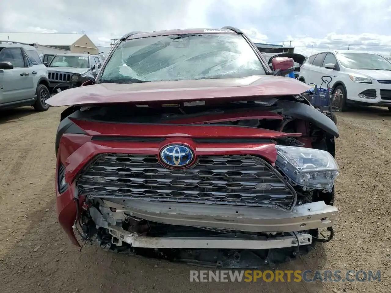 5 Photograph of a damaged car 2T3DWRFV1KW023048 TOYOTA RAV4 2019