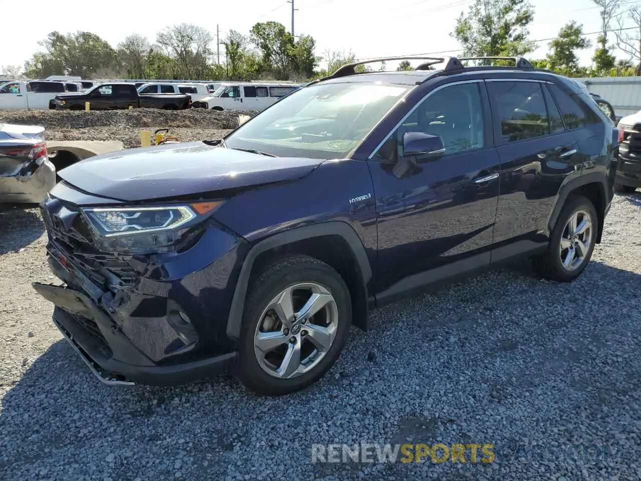 1 Photograph of a damaged car 2T3DWRFV1KW034888 TOYOTA RAV4 2019