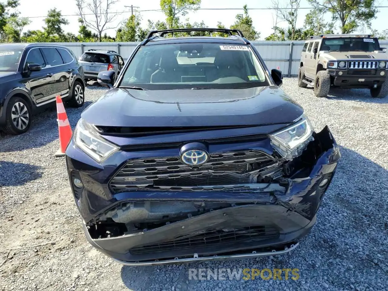 5 Photograph of a damaged car 2T3DWRFV1KW034888 TOYOTA RAV4 2019