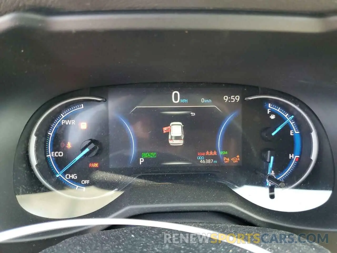 9 Photograph of a damaged car 2T3DWRFV1KW034888 TOYOTA RAV4 2019