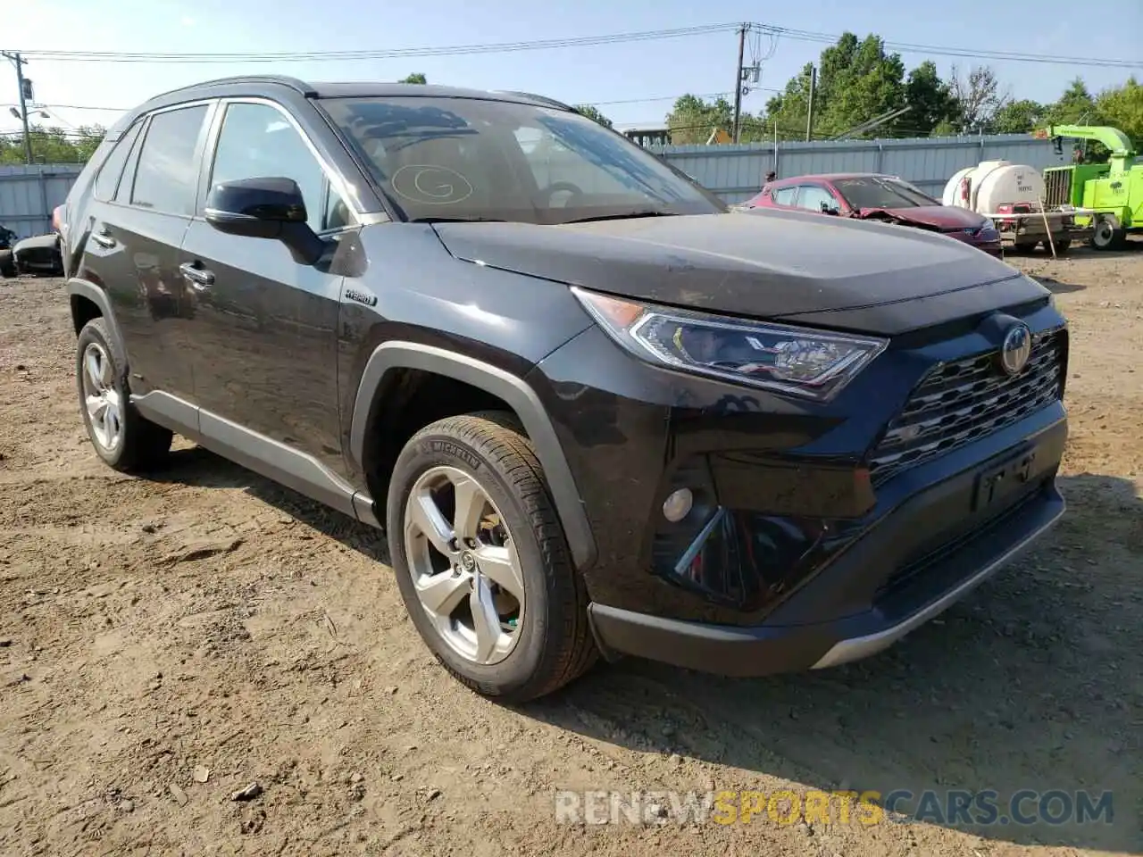 1 Photograph of a damaged car 2T3DWRFV1KW042568 TOYOTA RAV4 2019