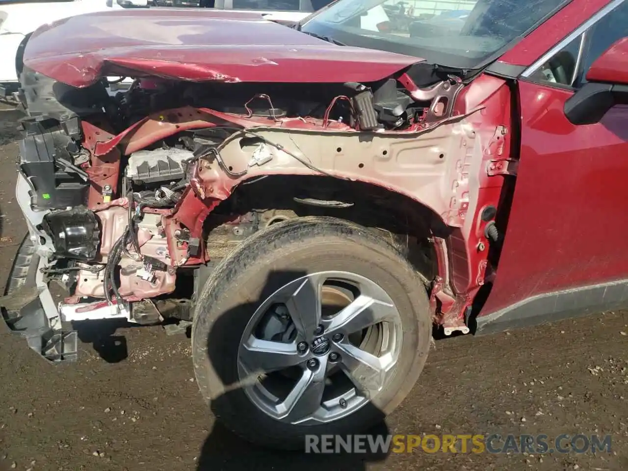 9 Photograph of a damaged car 2T3DWRFV2KW014715 TOYOTA RAV4 2019