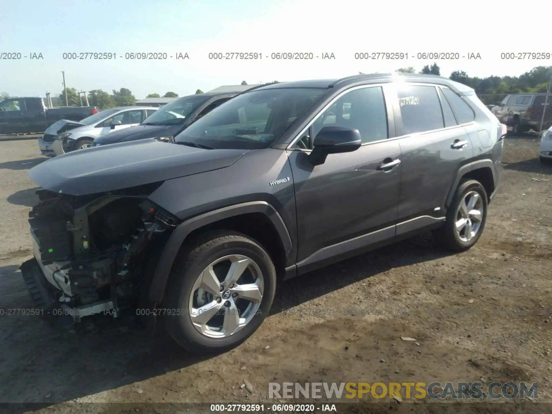 2 Photograph of a damaged car 2T3DWRFV3KW005182 TOYOTA RAV4 2019