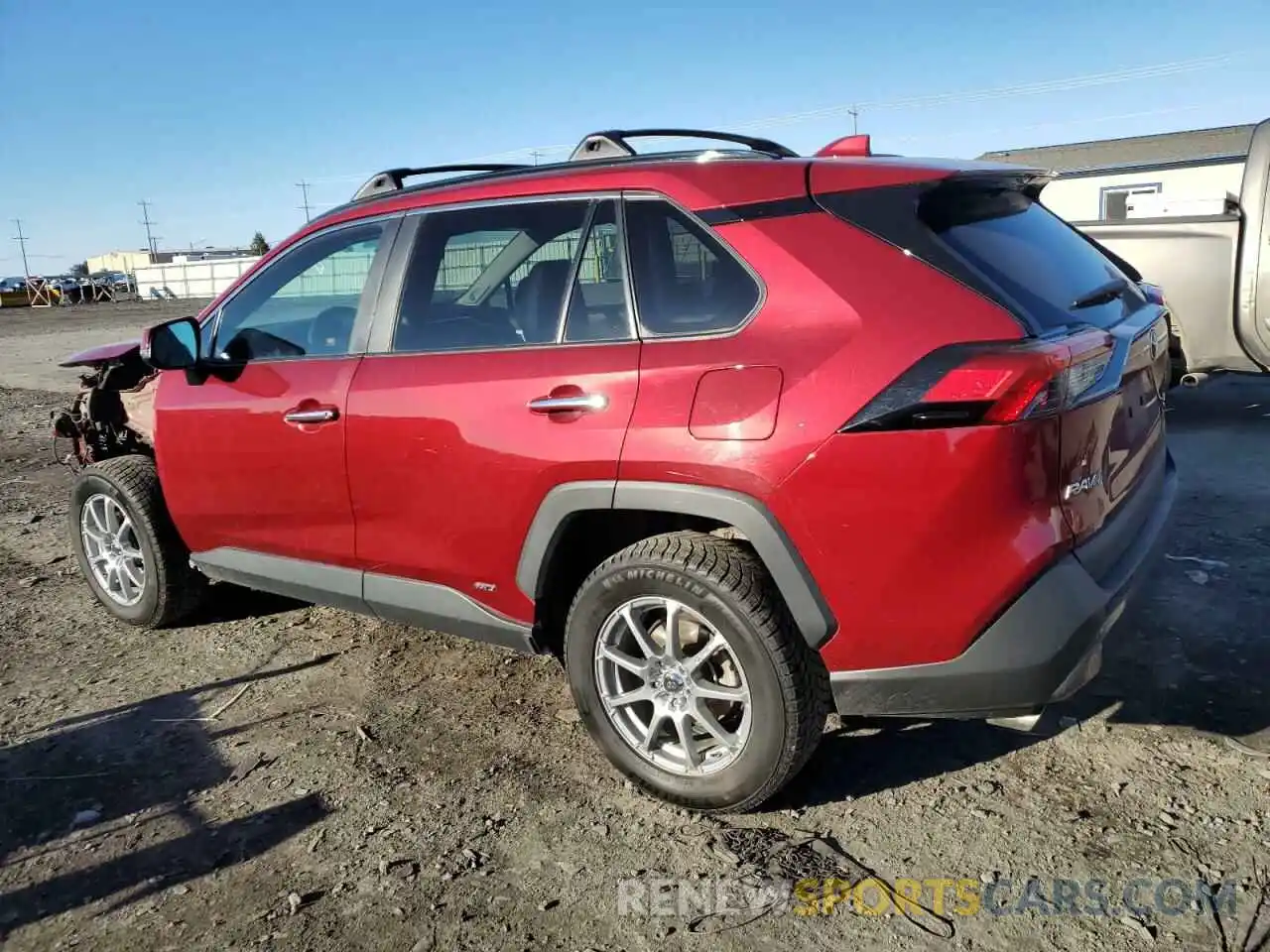 2 Photograph of a damaged car 2T3DWRFV3KW007627 TOYOTA RAV4 2019