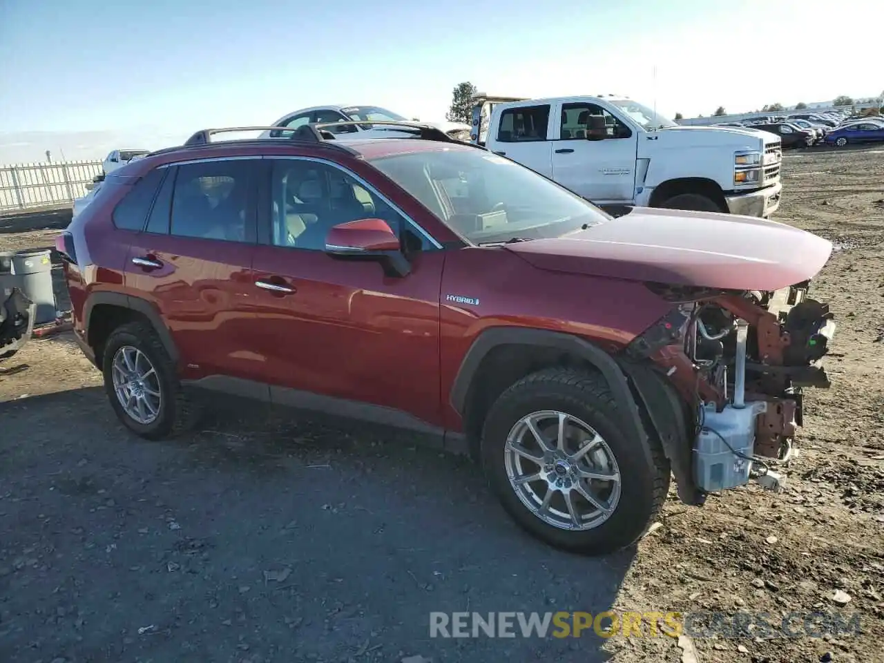 4 Photograph of a damaged car 2T3DWRFV3KW007627 TOYOTA RAV4 2019