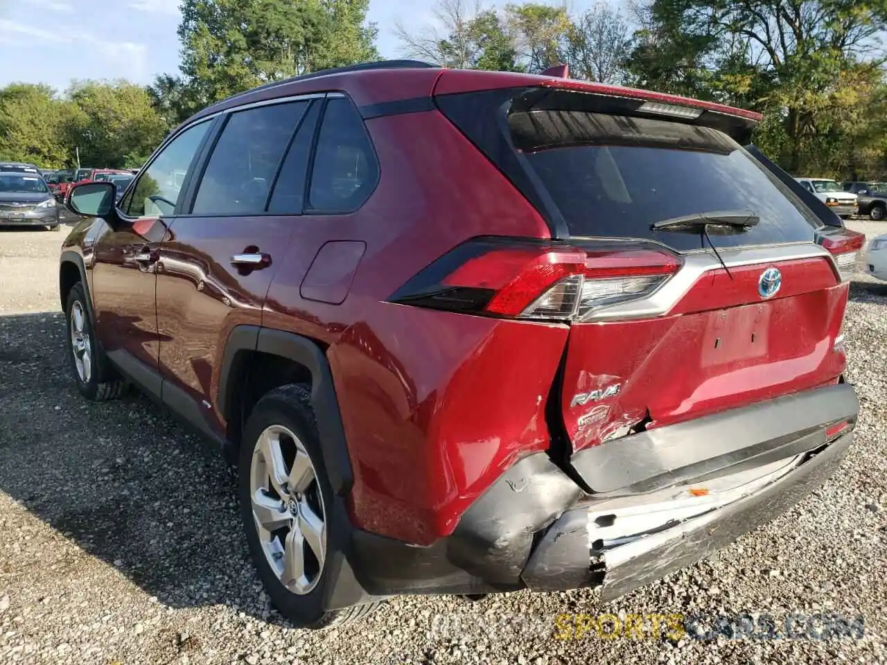 3 Photograph of a damaged car 2T3DWRFV3KW020264 TOYOTA RAV4 2019