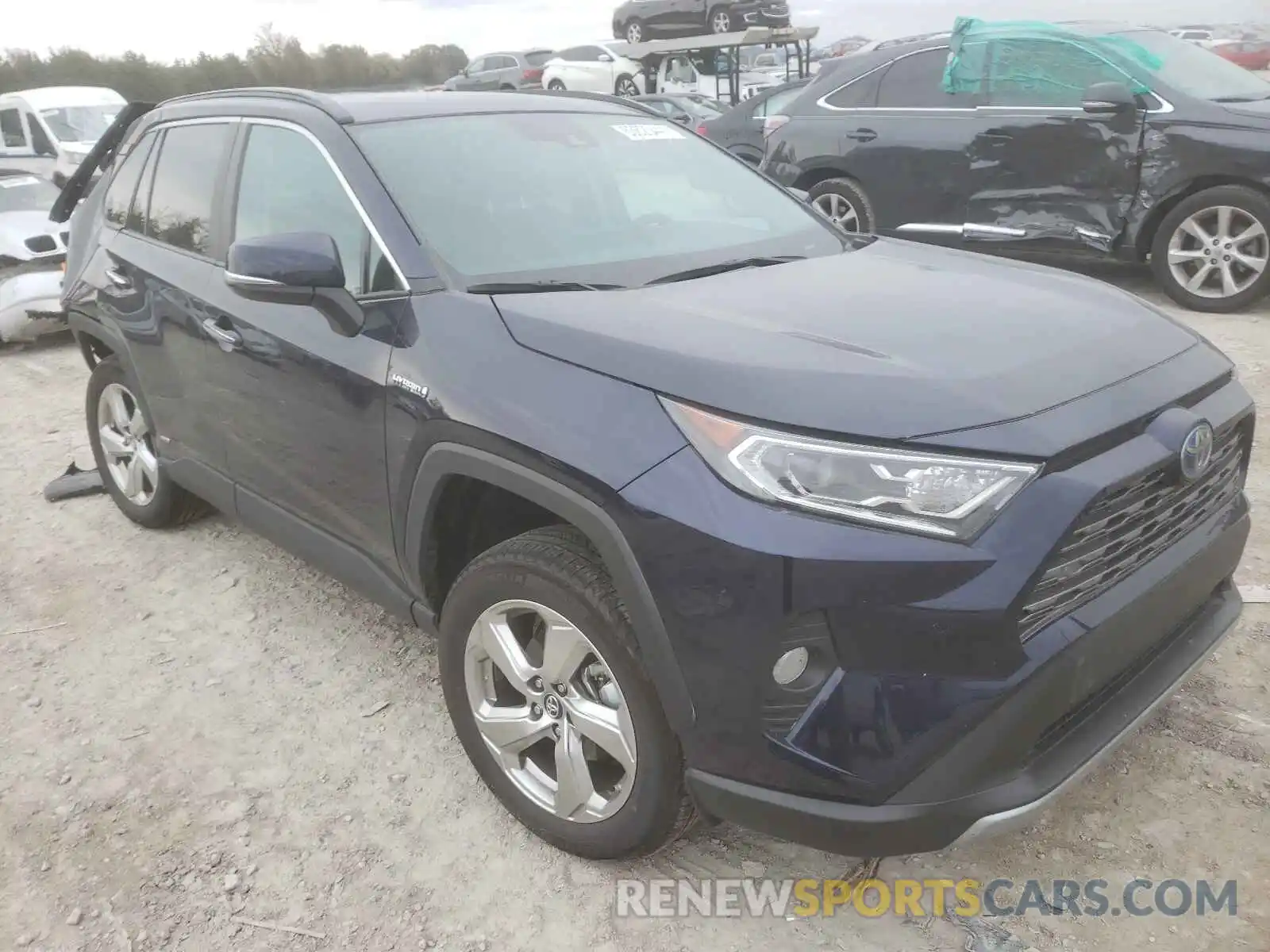 1 Photograph of a damaged car 2T3DWRFV4KW036053 TOYOTA RAV4 2019