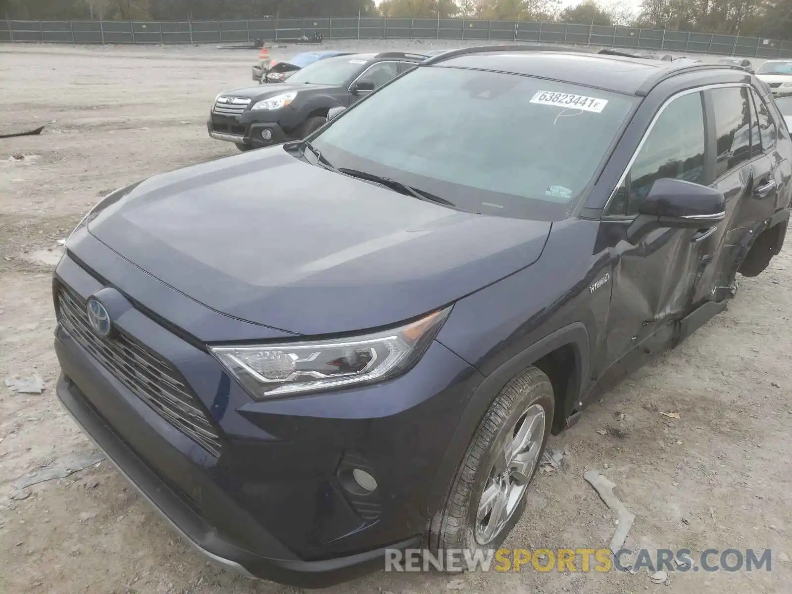 2 Photograph of a damaged car 2T3DWRFV4KW036053 TOYOTA RAV4 2019