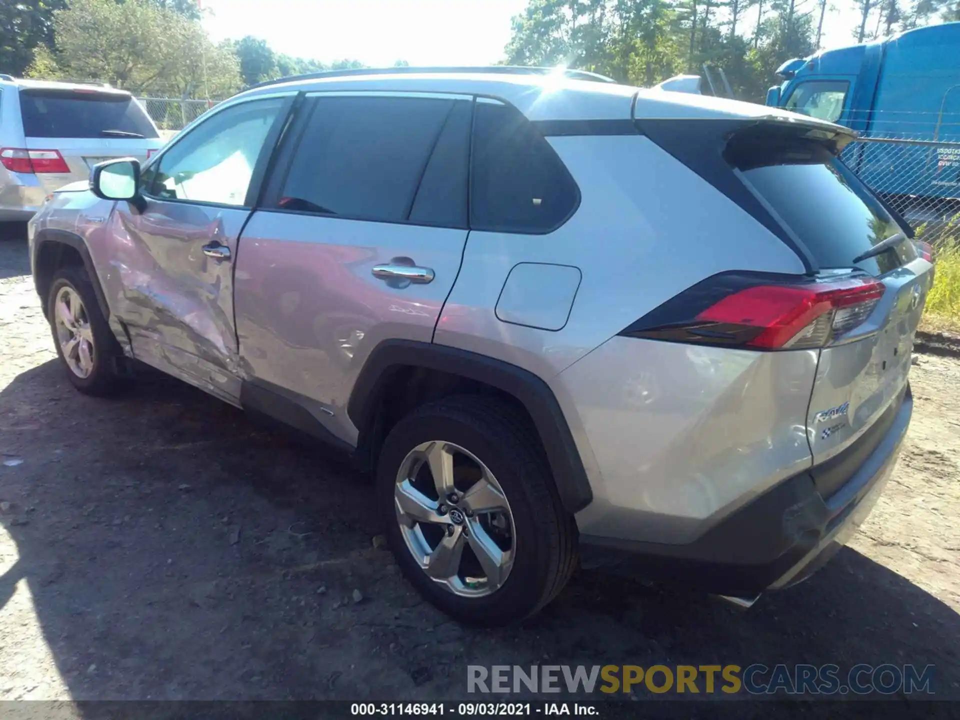 3 Photograph of a damaged car 2T3DWRFV4KW037820 TOYOTA RAV4 2019