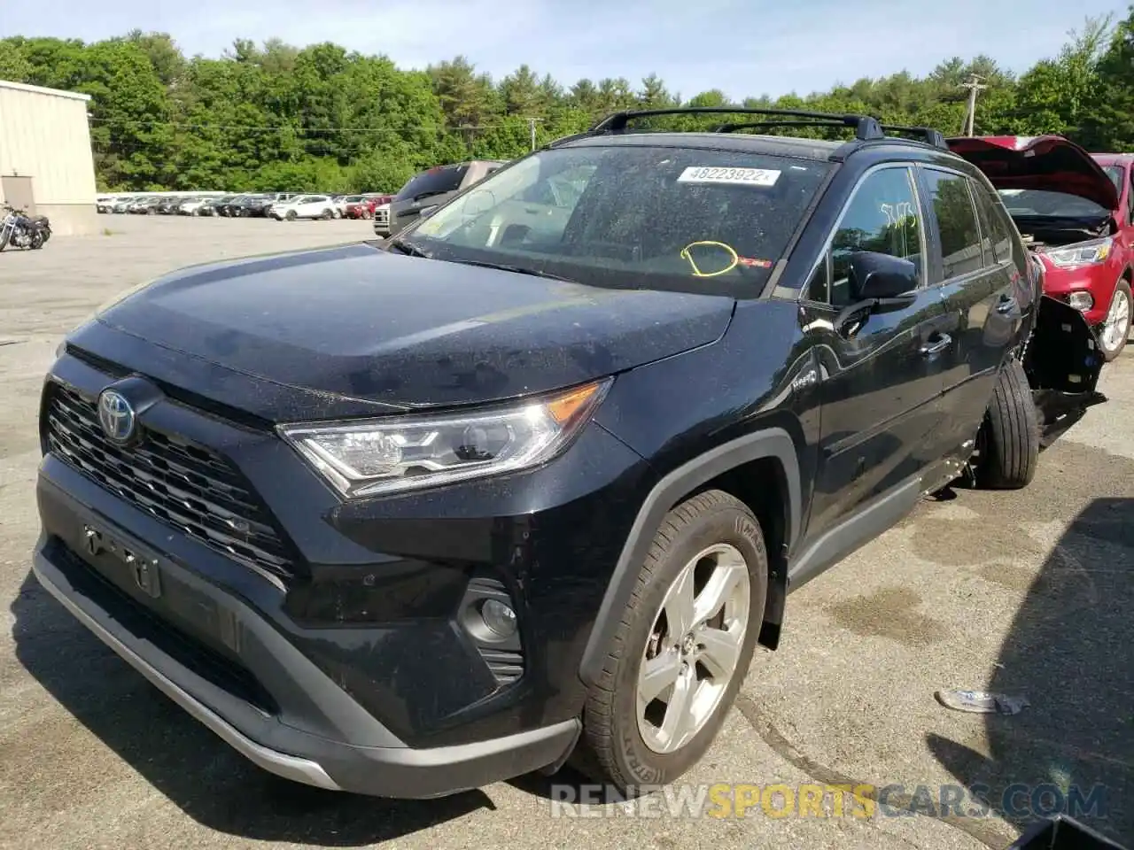 2 Photograph of a damaged car 2T3DWRFV6KW010716 TOYOTA RAV4 2019