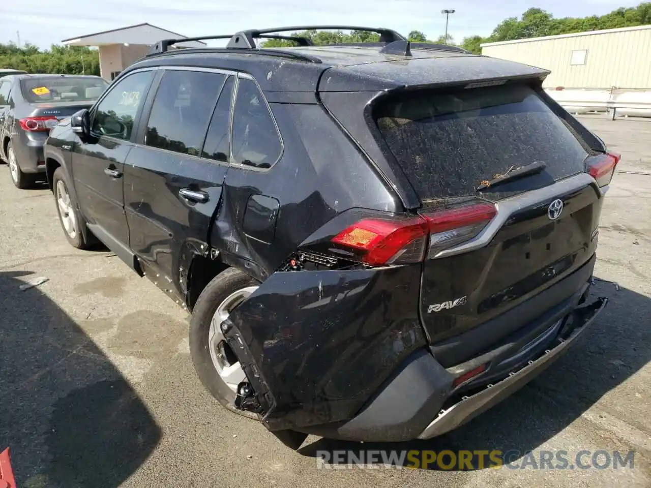 3 Photograph of a damaged car 2T3DWRFV6KW010716 TOYOTA RAV4 2019