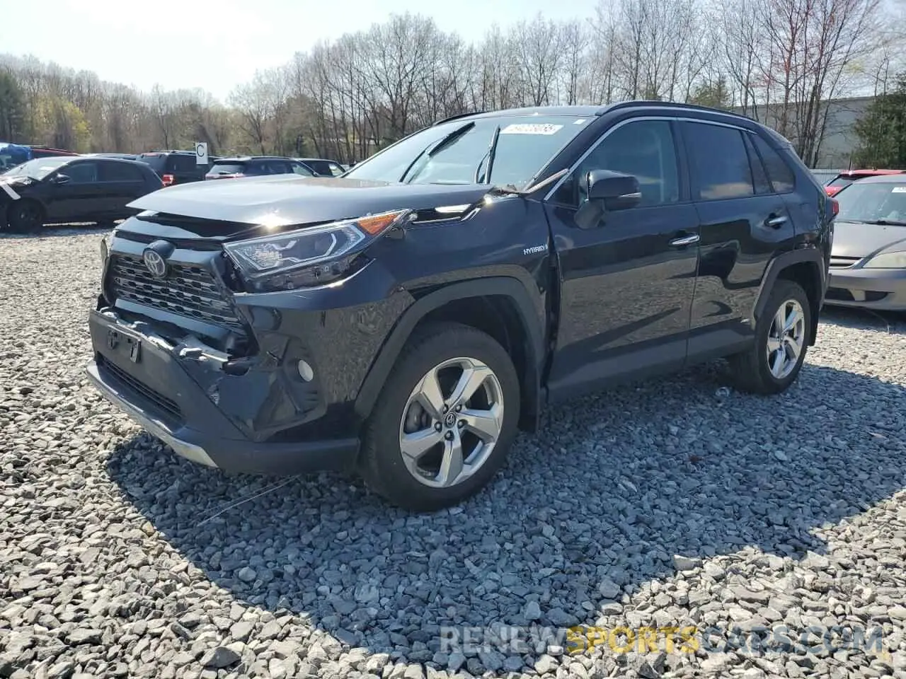 1 Photograph of a damaged car 2T3DWRFV6KW023515 TOYOTA RAV4 2019