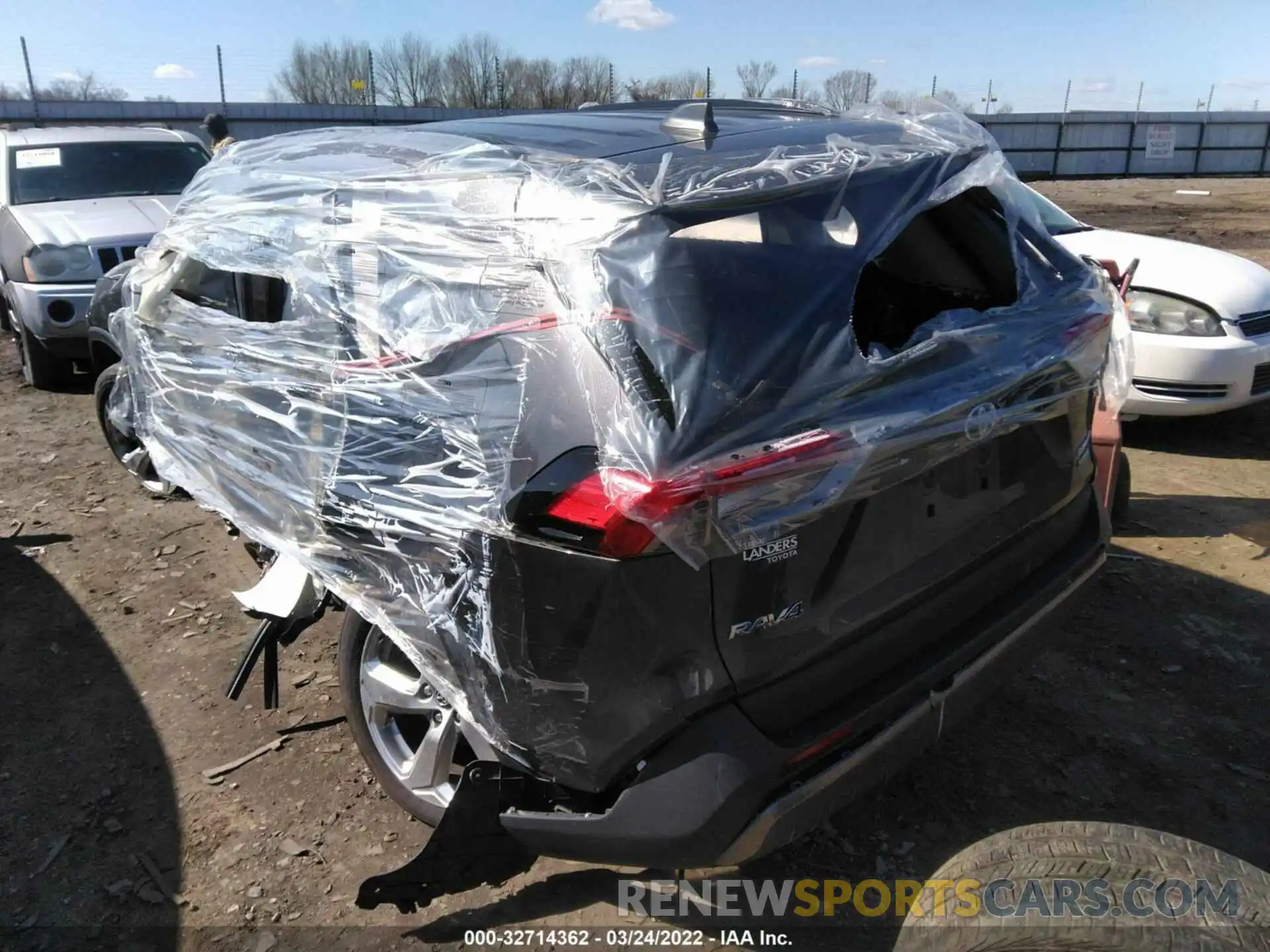 3 Photograph of a damaged car 2T3DWRFV6KW024485 TOYOTA RAV4 2019