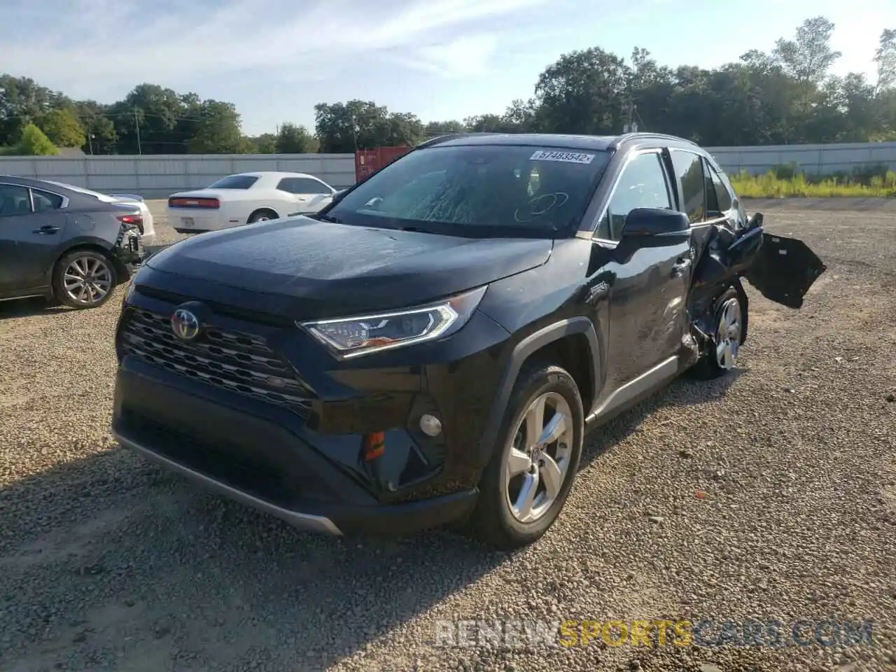 2 Photograph of a damaged car 2T3DWRFV7KW010532 TOYOTA RAV4 2019