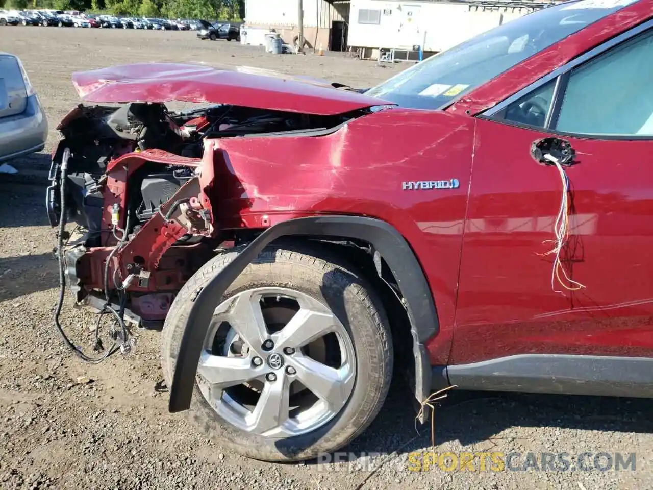 9 Photograph of a damaged car 2T3DWRFV9KW013447 TOYOTA RAV4 2019