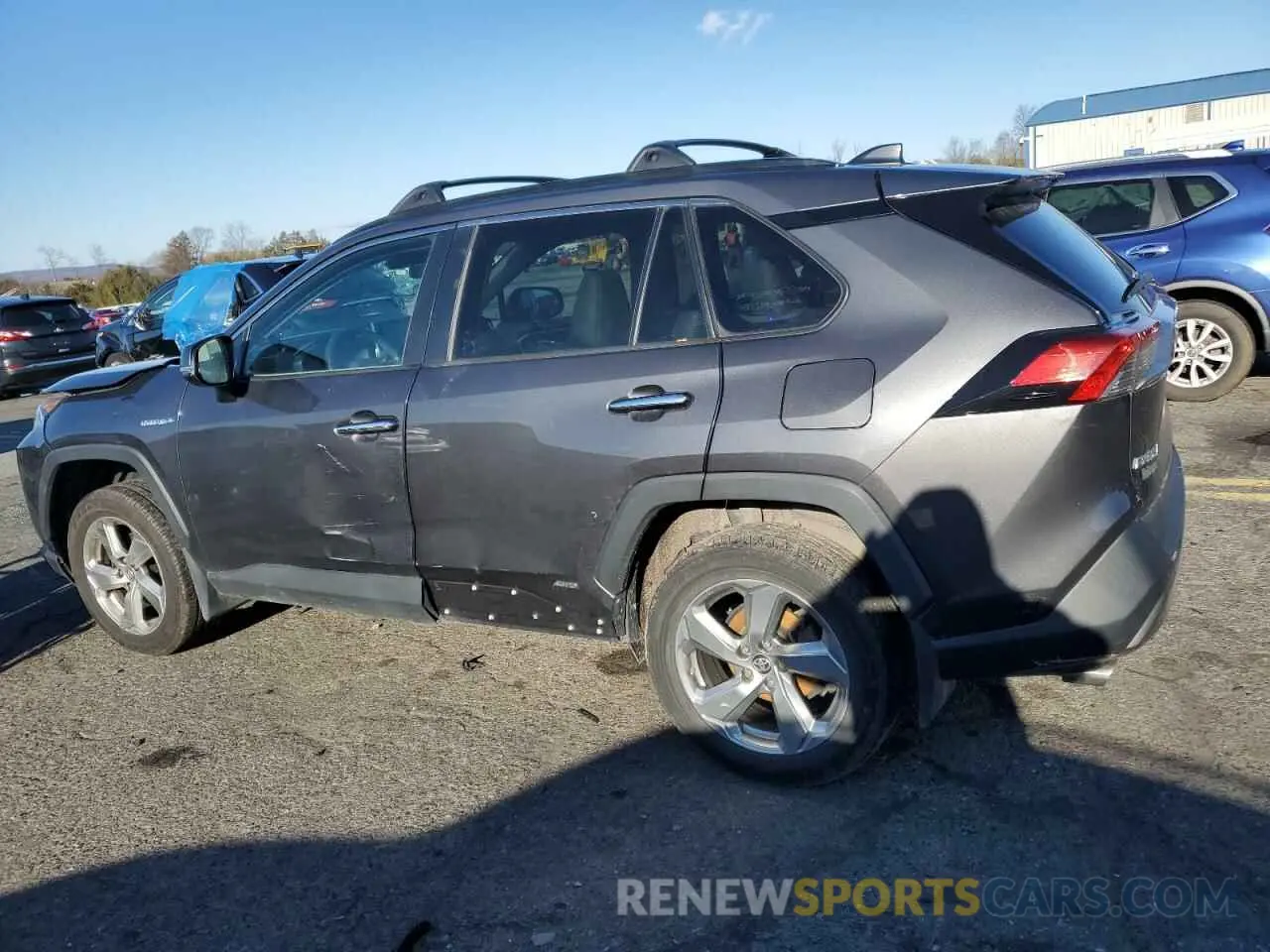 2 Photograph of a damaged car 2T3DWRFV9KW021449 TOYOTA RAV4 2019