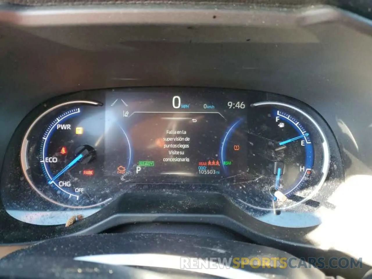9 Photograph of a damaged car 2T3DWRFV9KW021449 TOYOTA RAV4 2019