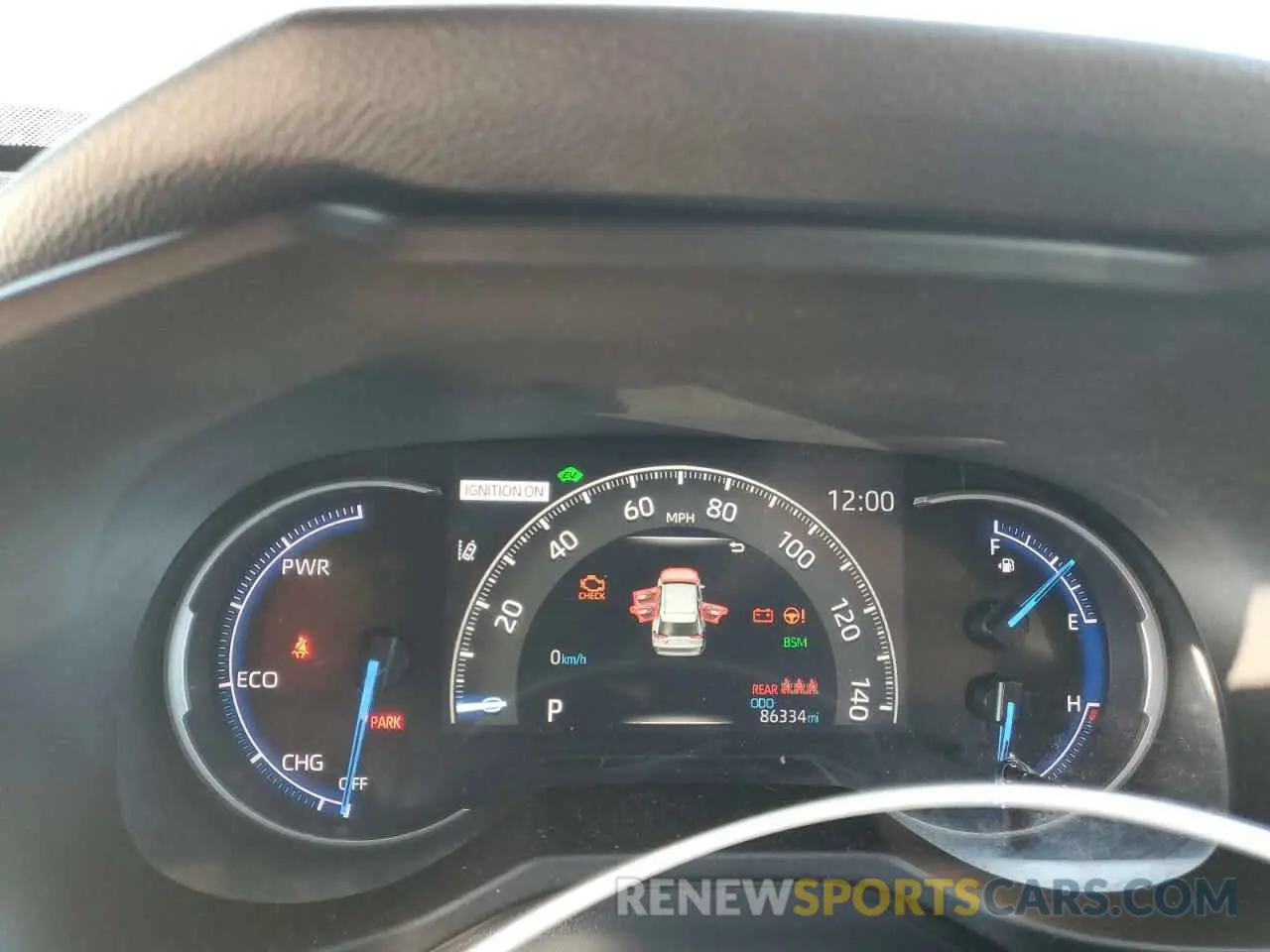 9 Photograph of a damaged car 2T3DWRFV9KW031866 TOYOTA RAV4 2019