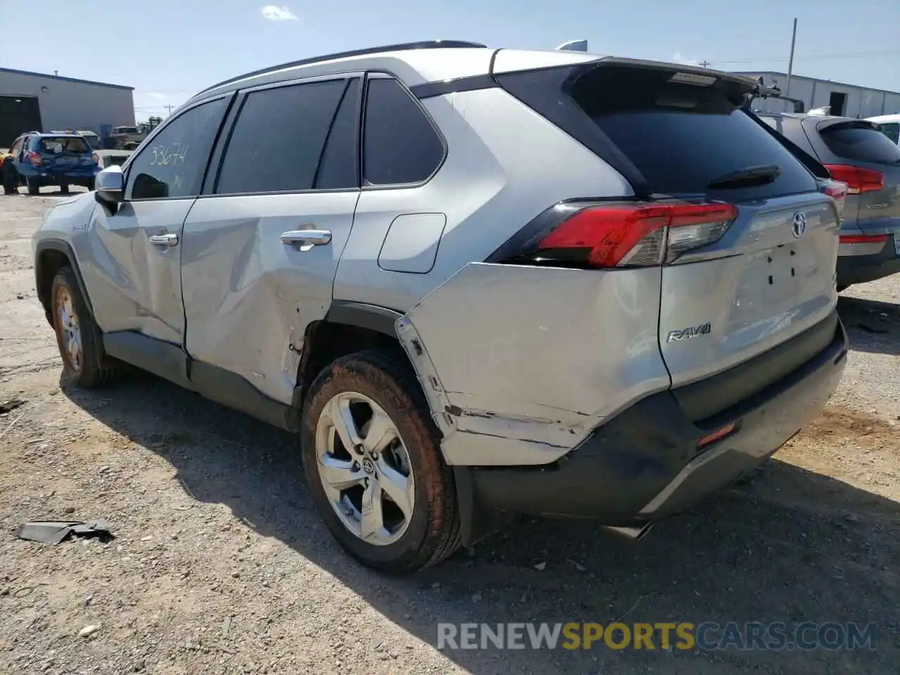 3 Photograph of a damaged car 2T3DWRFVXKW030452 TOYOTA RAV4 2019