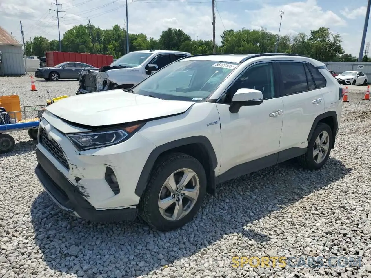 1 Photograph of a damaged car 2T3DWRFVXKW039054 TOYOTA RAV4 2019