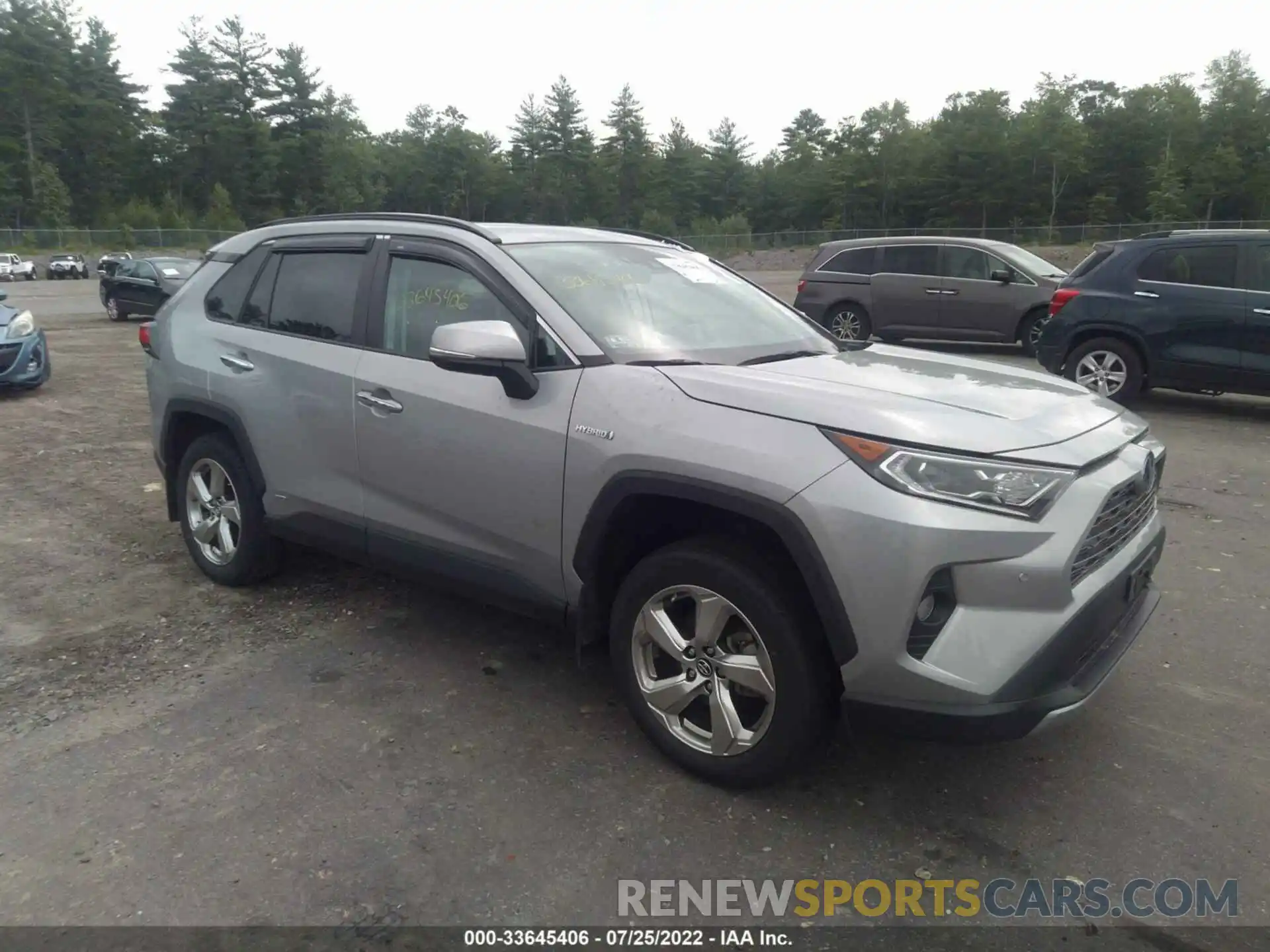 1 Photograph of a damaged car 2T3DWRFVXKW046344 TOYOTA RAV4 2019