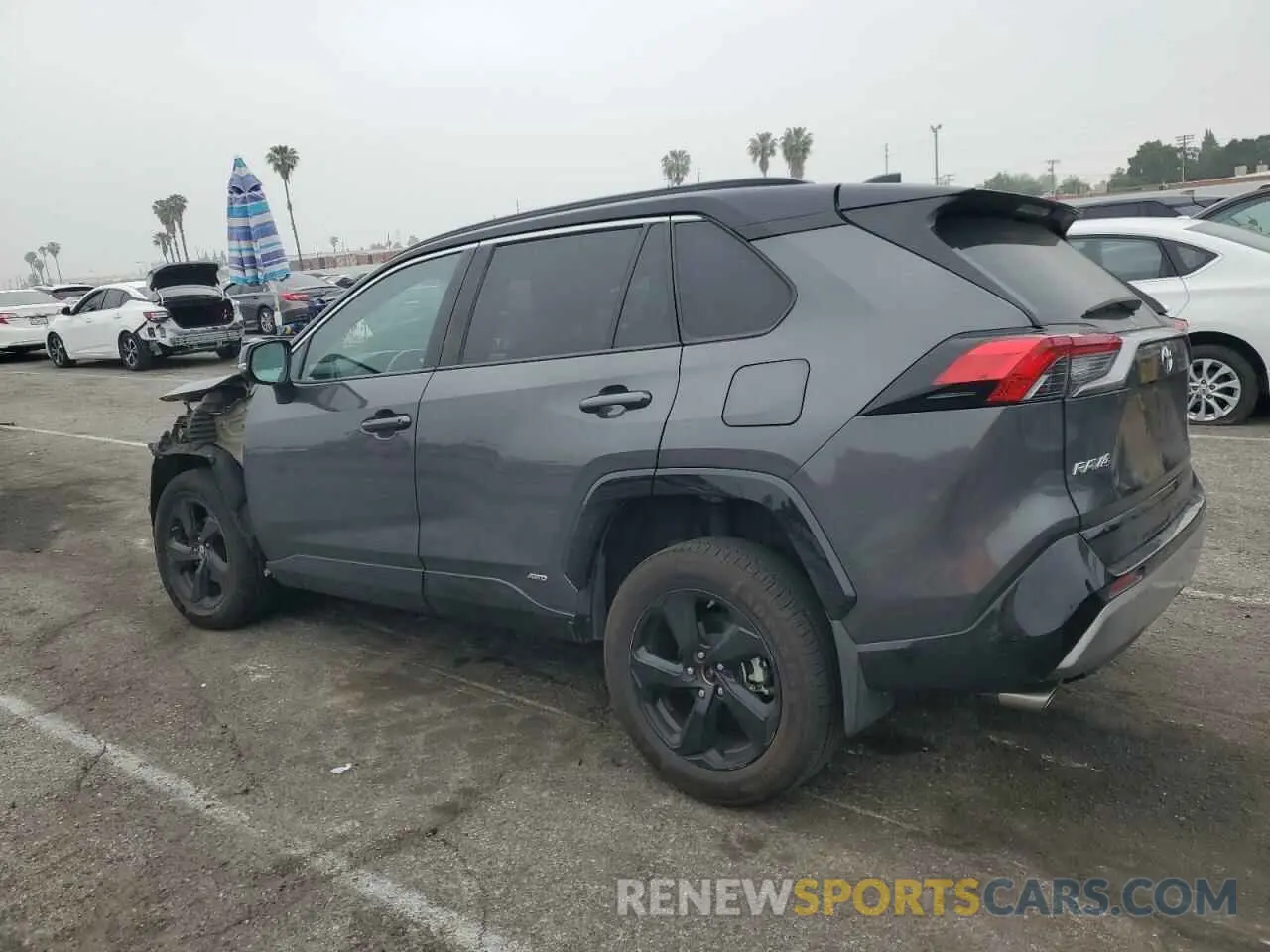 2 Photograph of a damaged car 2T3EWRFV3KW025663 TOYOTA RAV4 2019