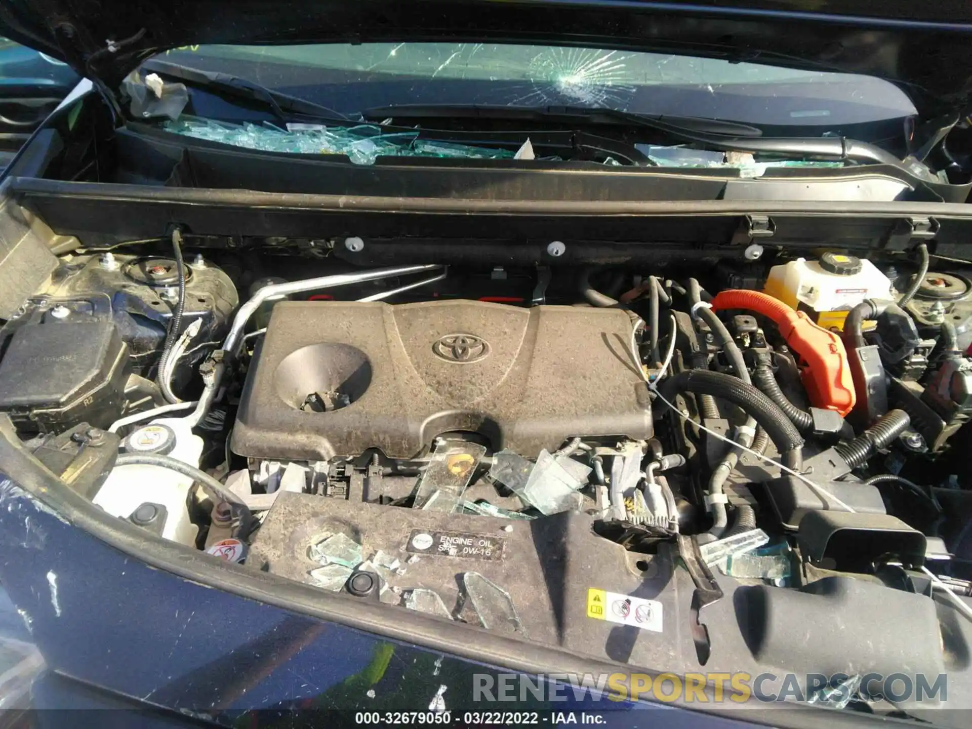 10 Photograph of a damaged car 2T3EWRFV3KW038171 TOYOTA RAV4 2019