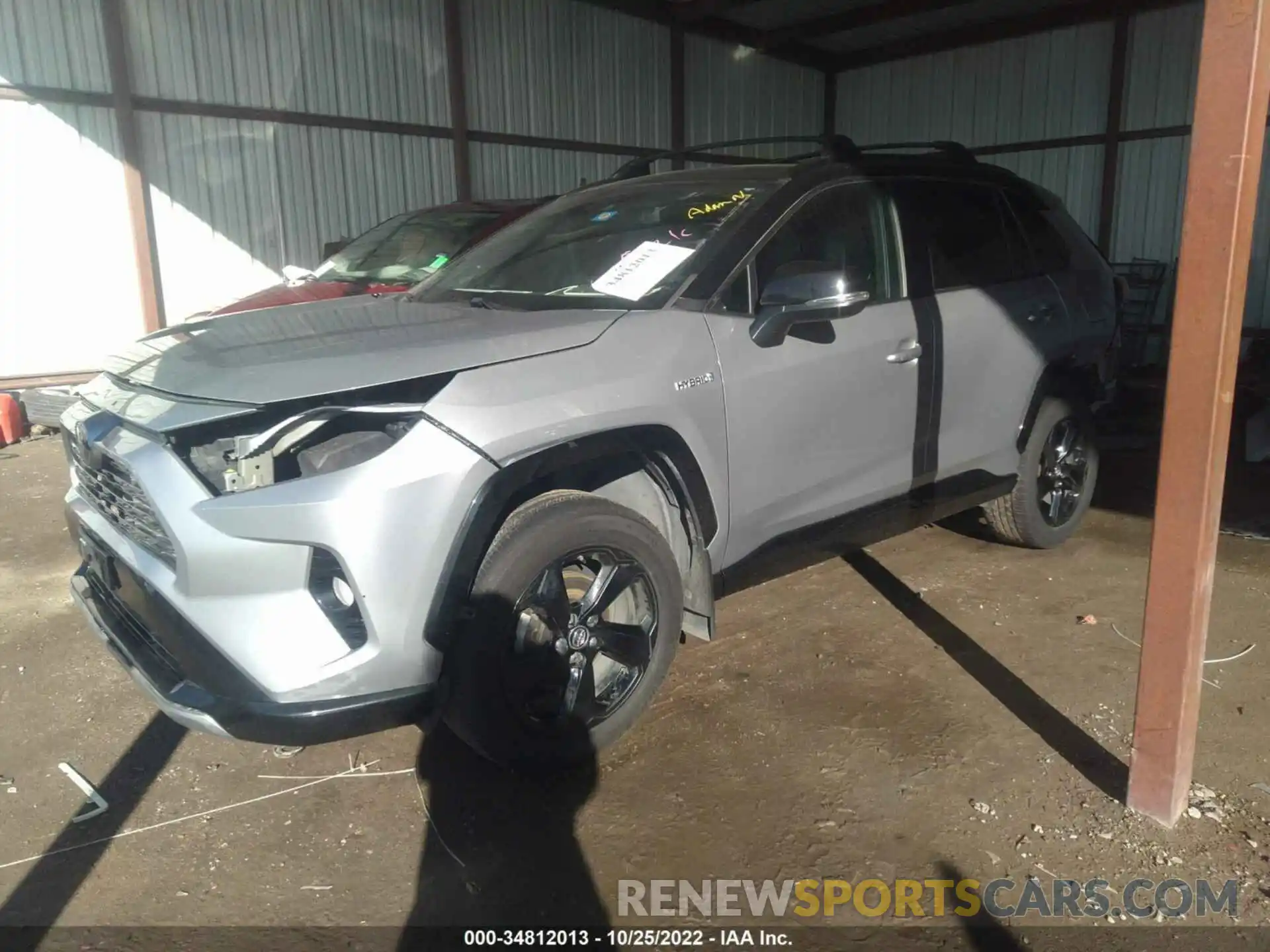 2 Photograph of a damaged car 2T3EWRFVXKW013834 TOYOTA RAV4 2019