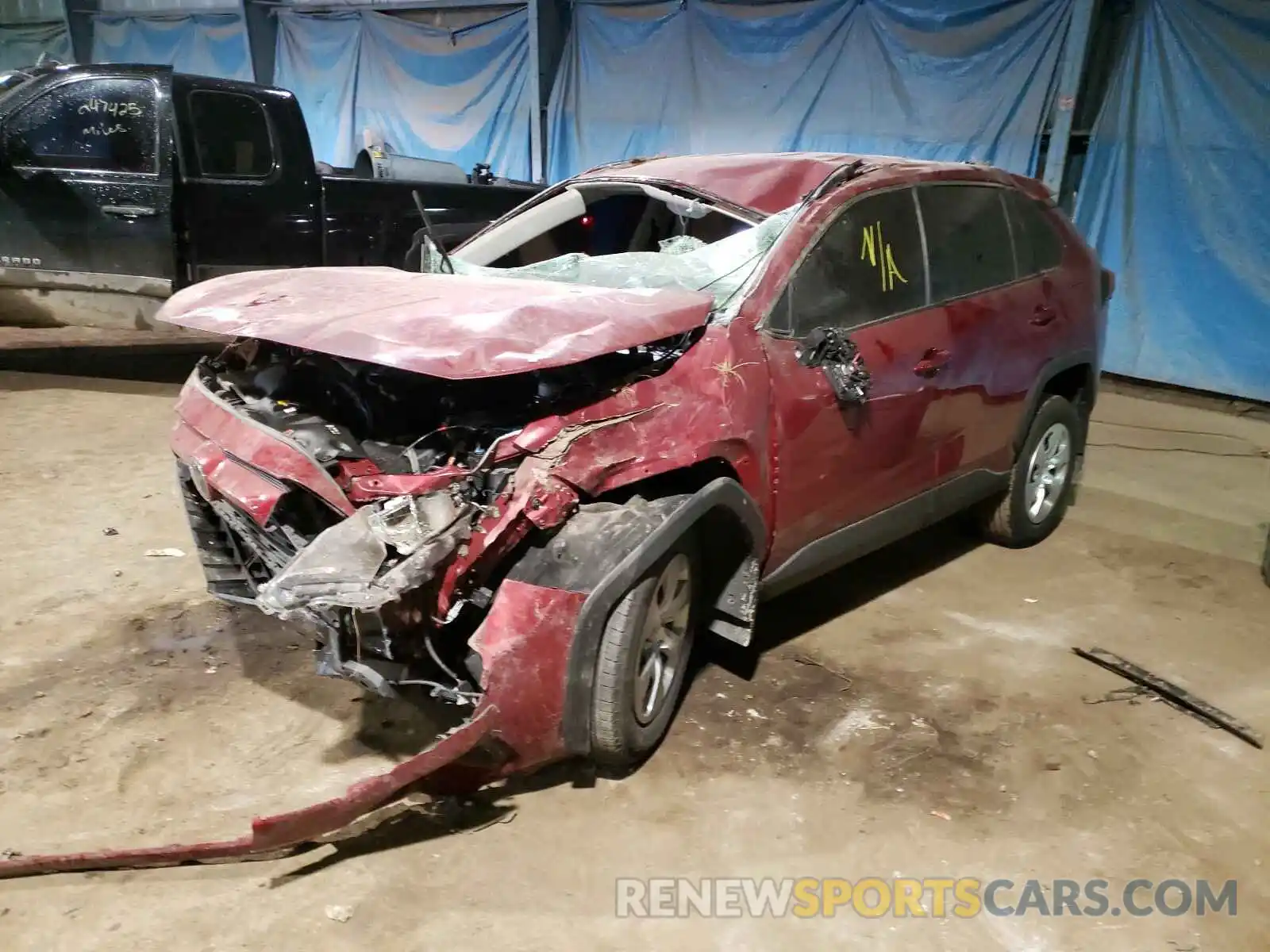 2 Photograph of a damaged car 2T3F1RFV0KC004855 TOYOTA RAV4 2019