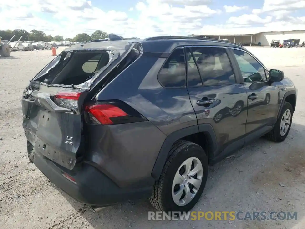 4 Photograph of a damaged car 2T3F1RFV0KC036043 TOYOTA RAV4 2019