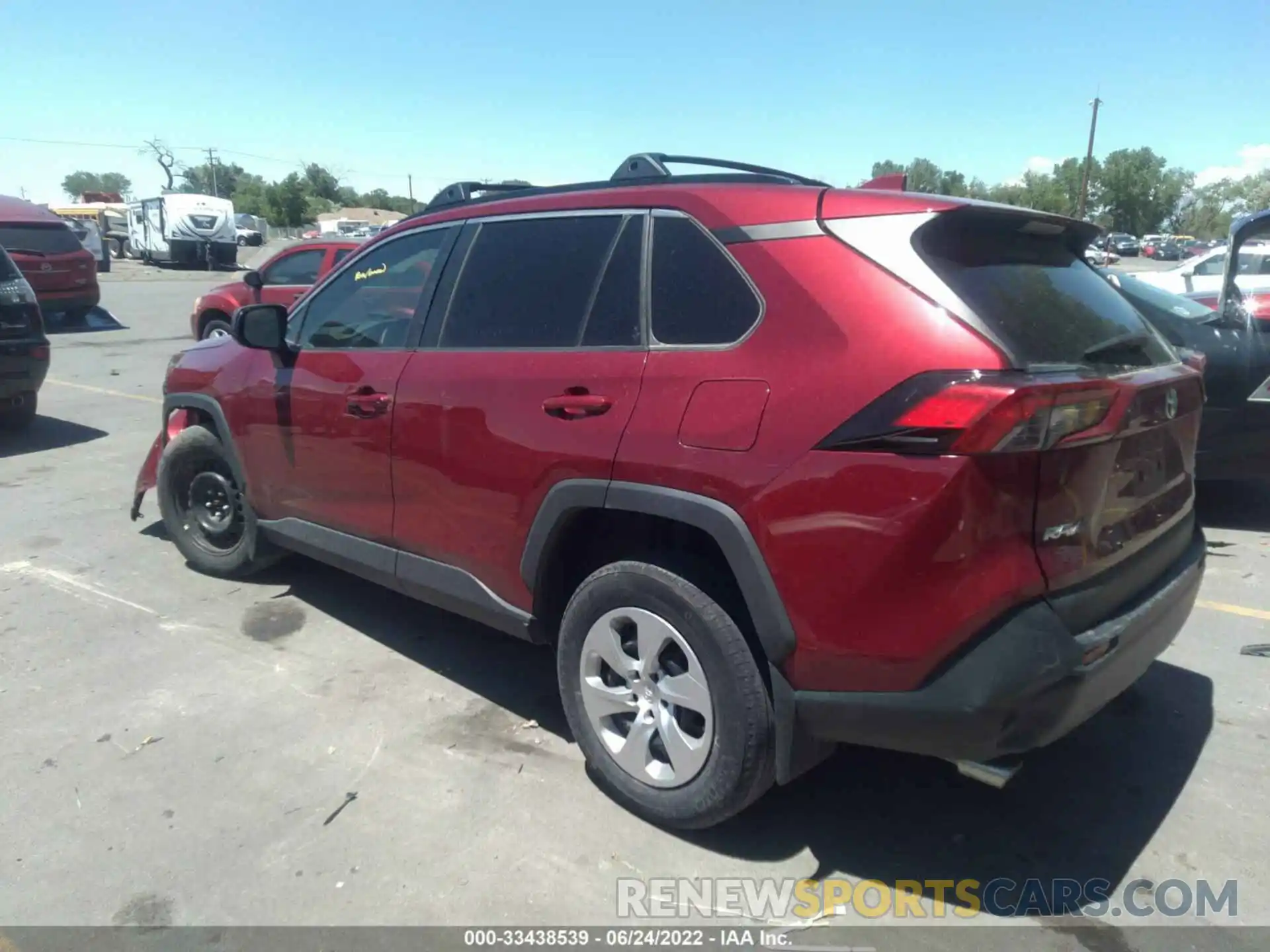 3 Photograph of a damaged car 2T3F1RFV0KW004627 TOYOTA RAV4 2019