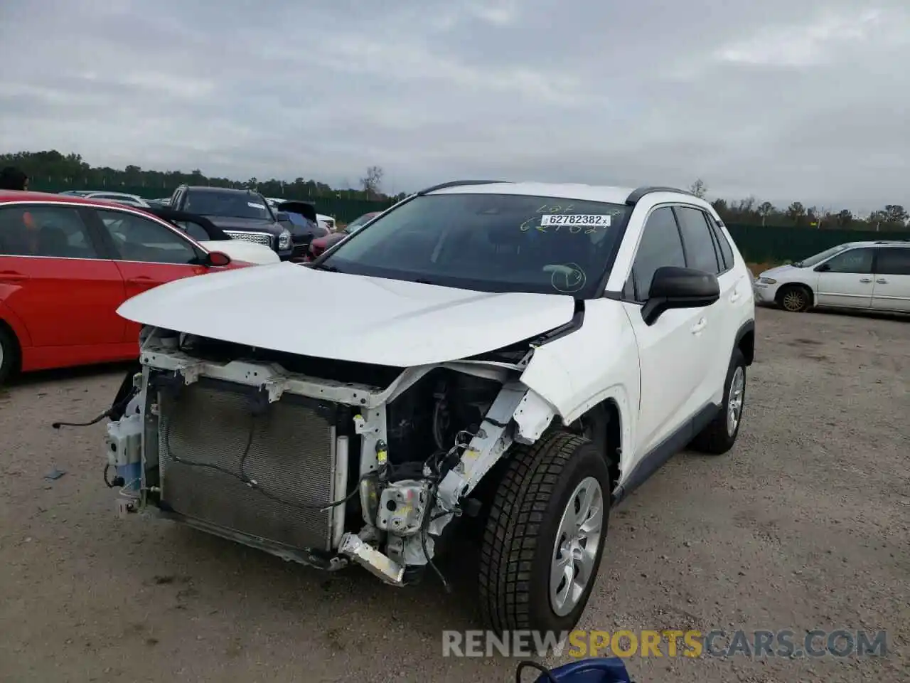 2 Photograph of a damaged car 2T3F1RFV0KW044139 TOYOTA RAV4 2019