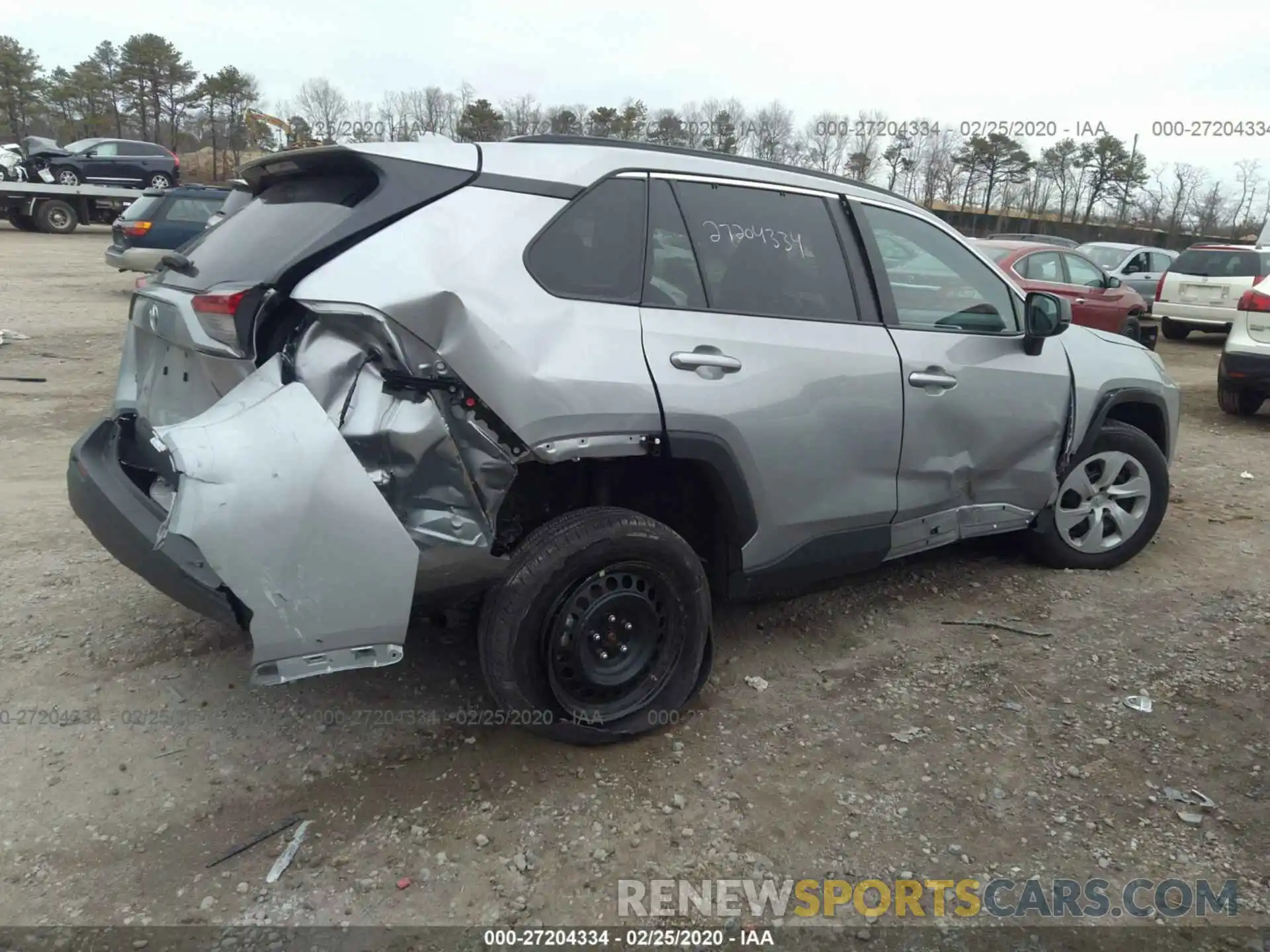 4 Photograph of a damaged car 2T3F1RFV0KW046246 TOYOTA RAV4 2019