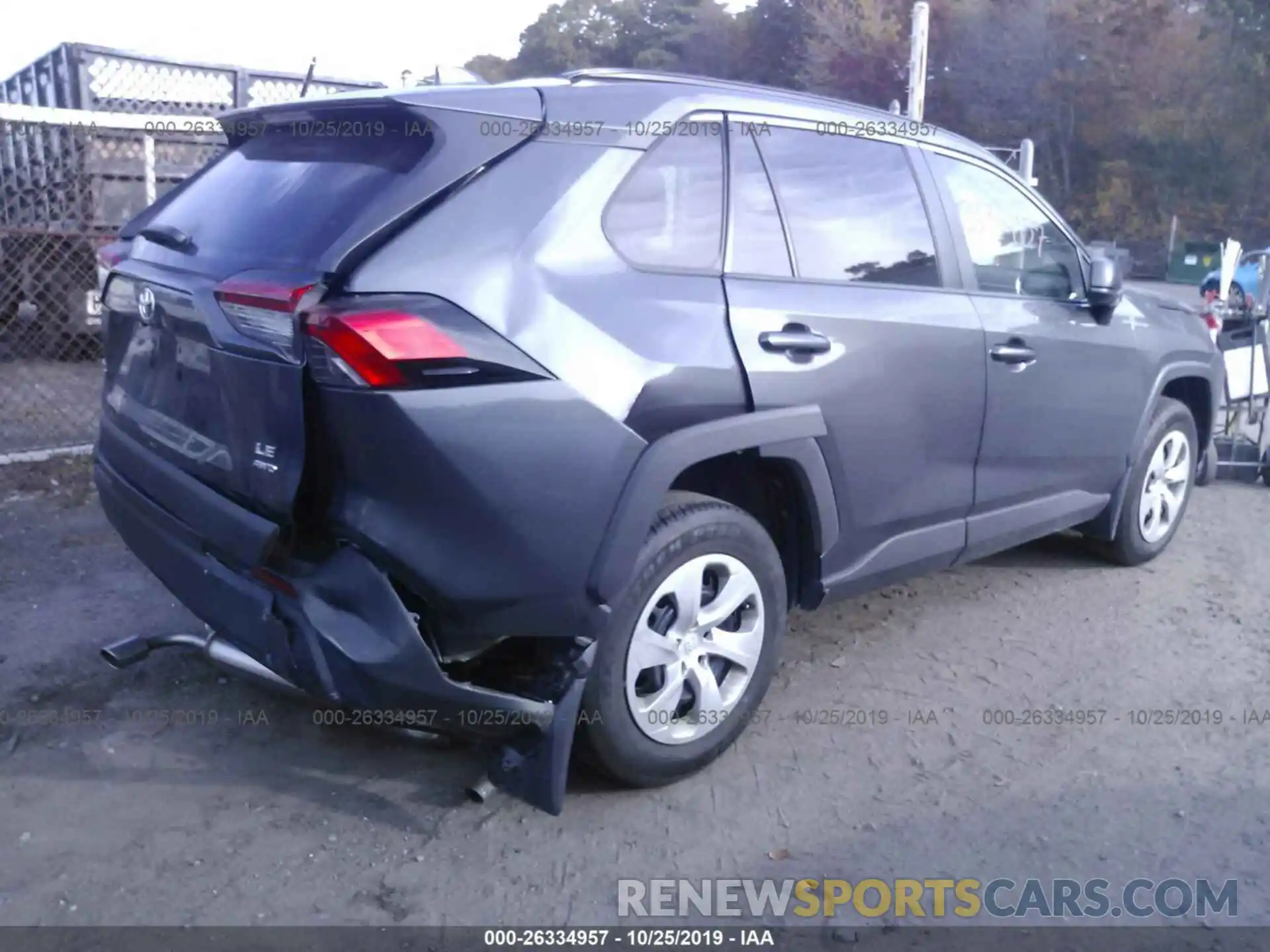 4 Photograph of a damaged car 2T3F1RFV0KW047204 TOYOTA RAV4 2019