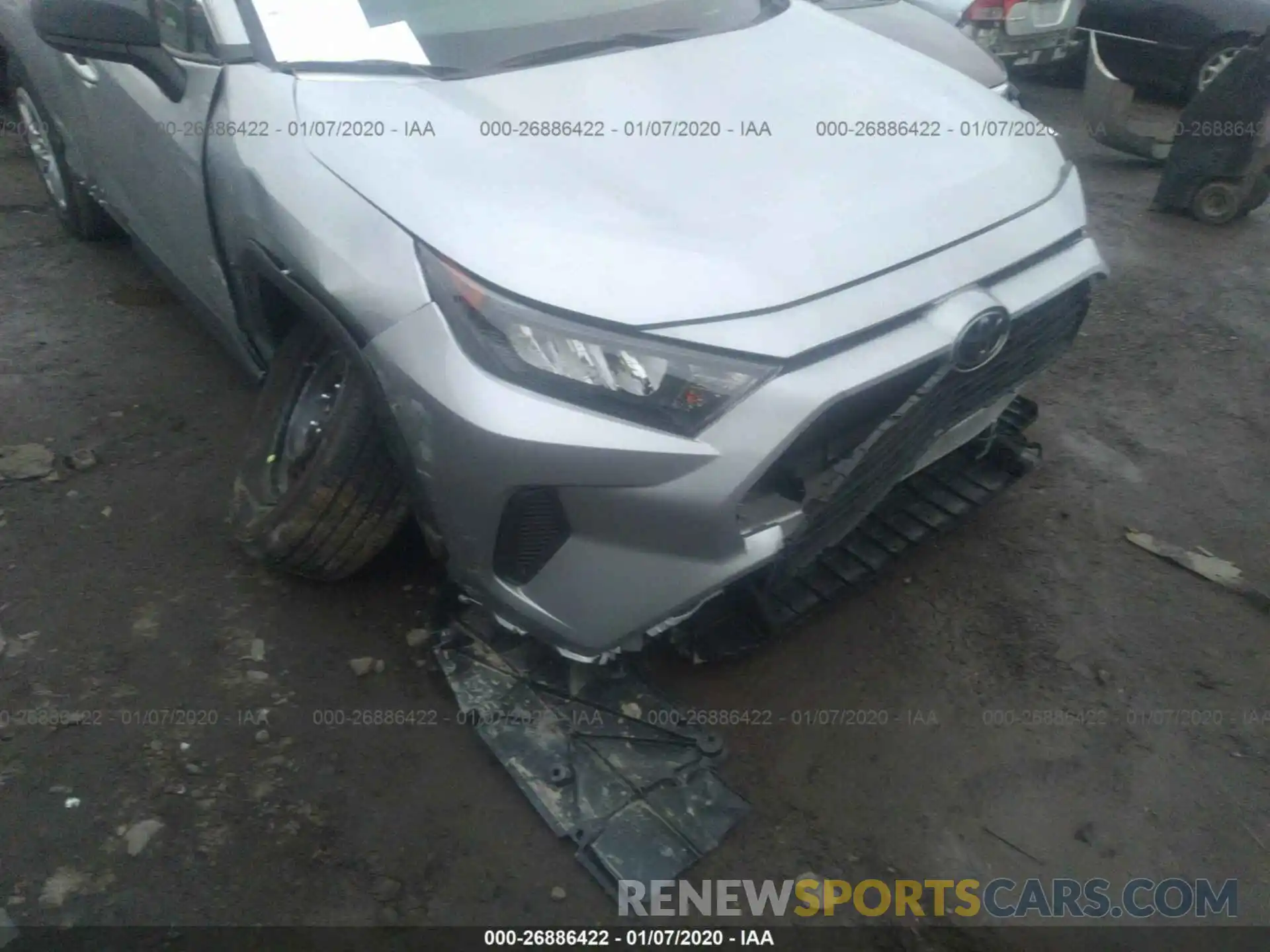 6 Photograph of a damaged car 2T3F1RFV1KC041350 TOYOTA RAV4 2019