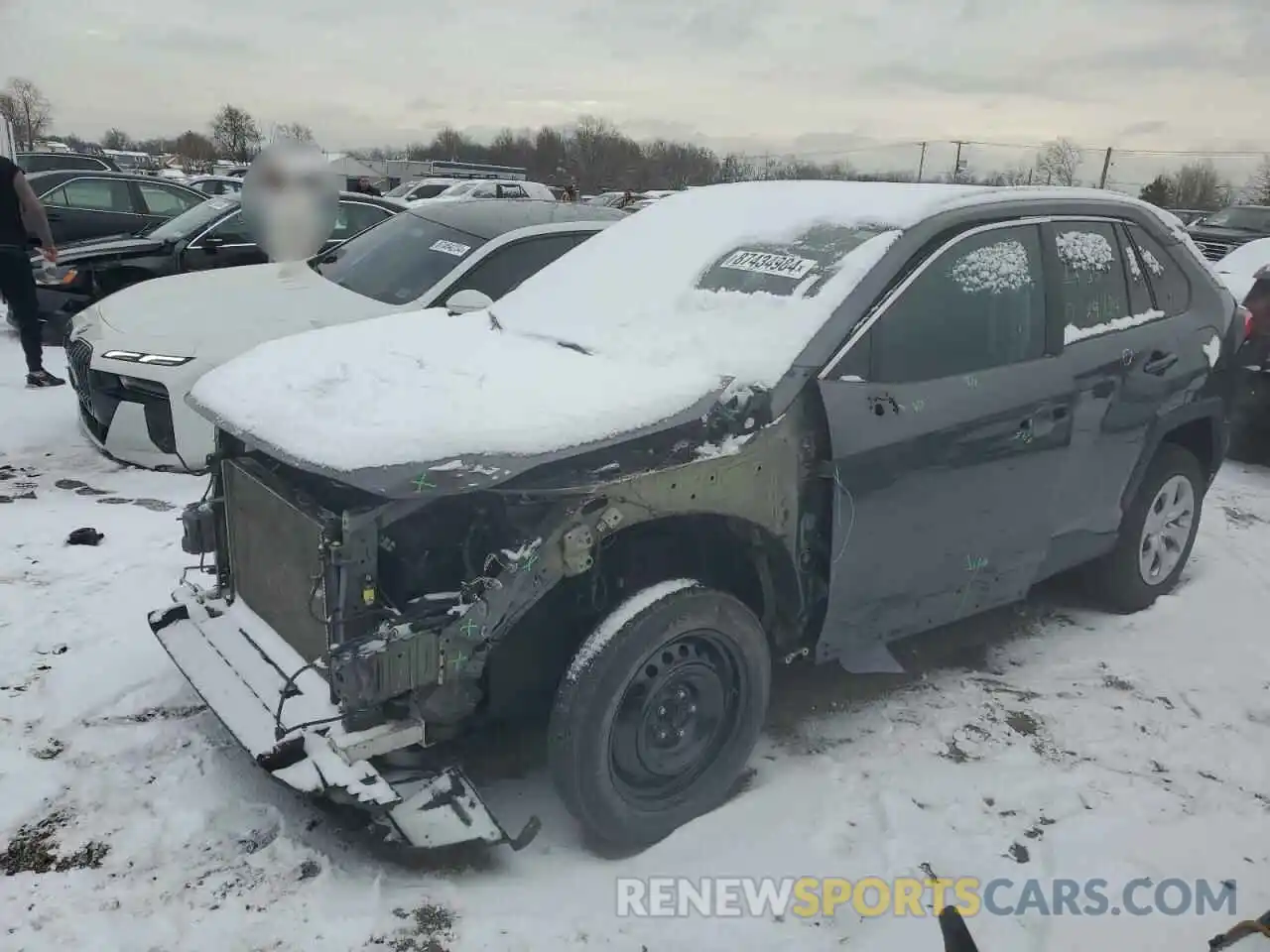 1 Photograph of a damaged car 2T3F1RFV1KC041932 TOYOTA RAV4 2019