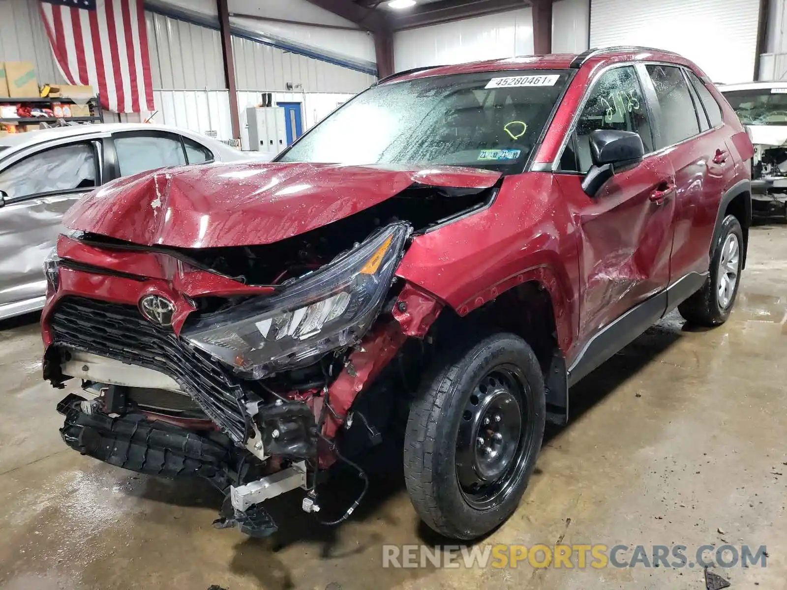 2 Photograph of a damaged car 2T3F1RFV1KW004670 TOYOTA RAV4 2019