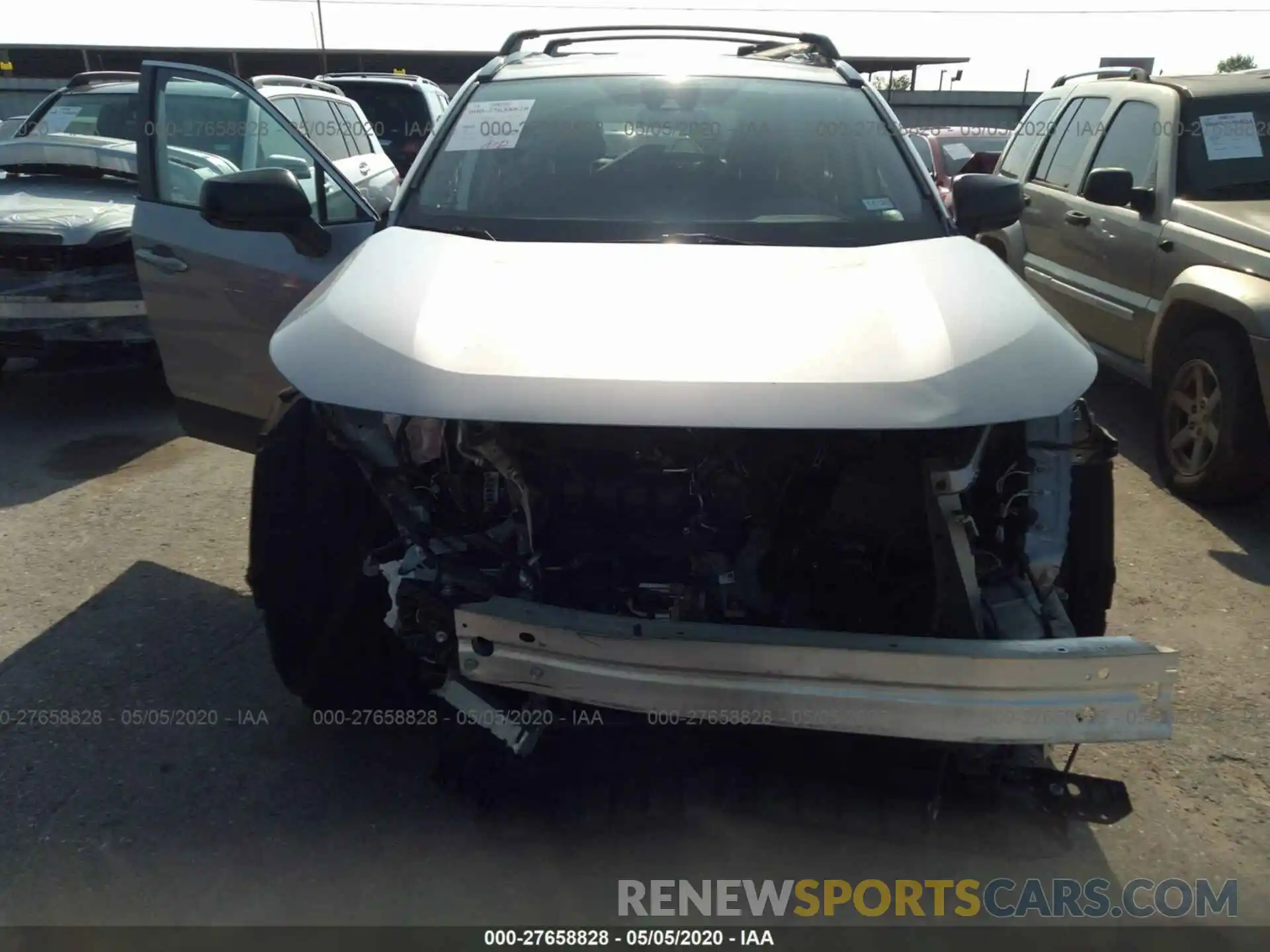 6 Photograph of a damaged car 2T3F1RFV1KW028404 TOYOTA RAV4 2019