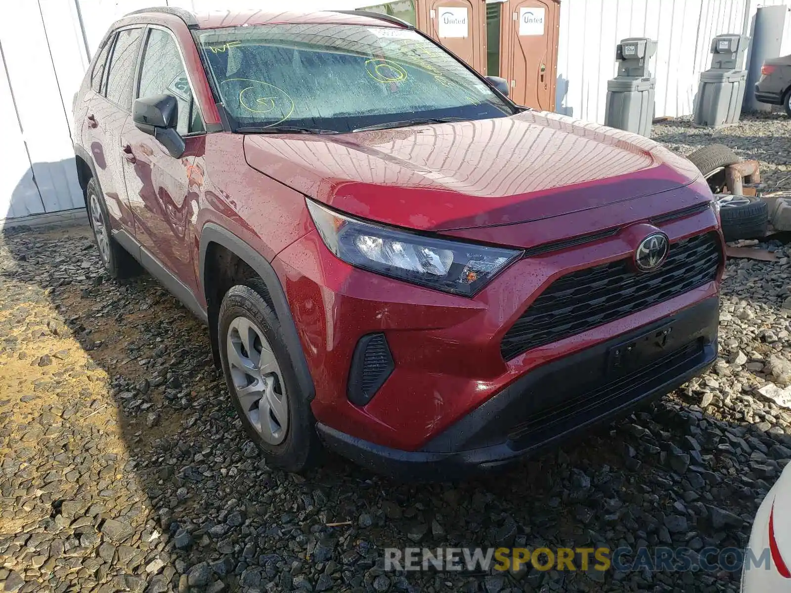 1 Photograph of a damaged car 2T3F1RFV1KW037345 TOYOTA RAV4 2019