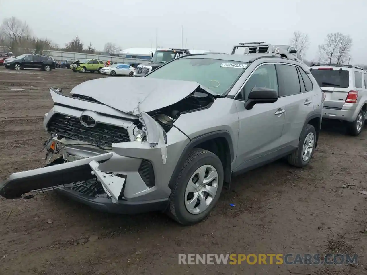 1 Photograph of a damaged car 2T3F1RFV1KW051195 TOYOTA RAV4 2019