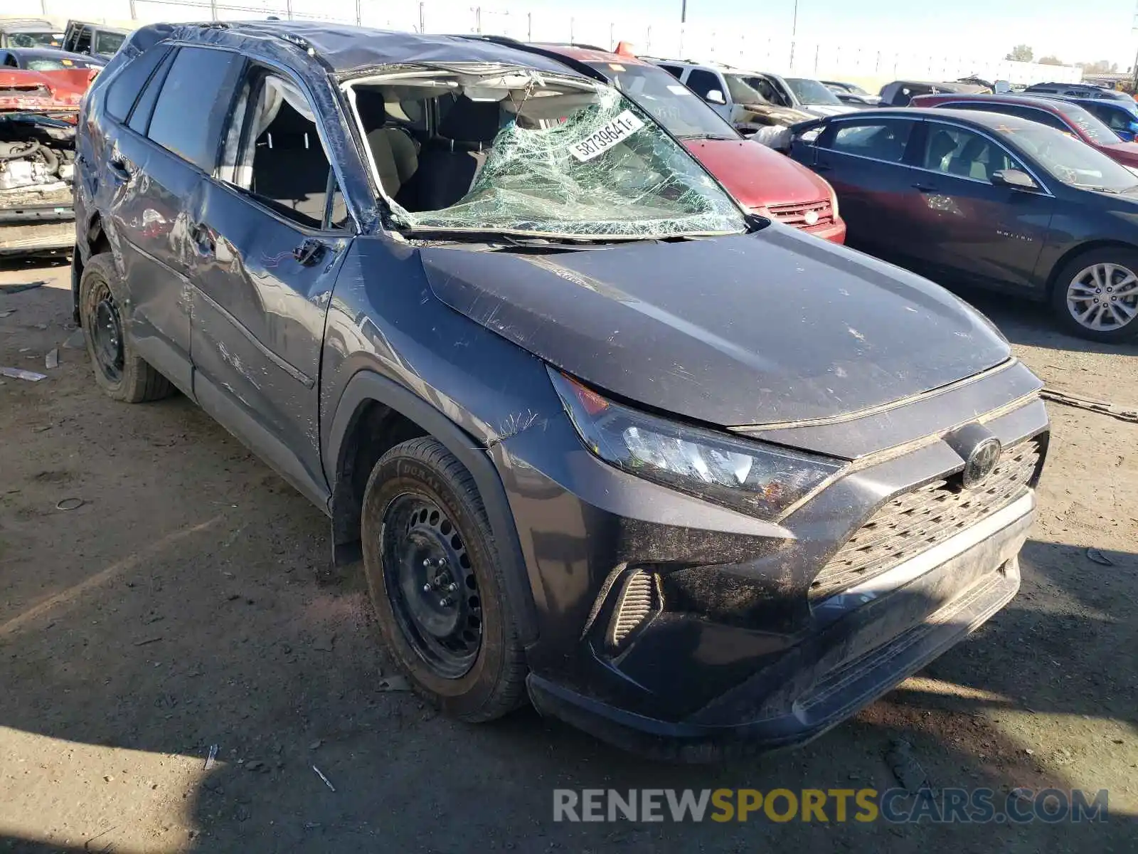 1 Photograph of a damaged car 2T3F1RFV1KW072323 TOYOTA RAV4 2019