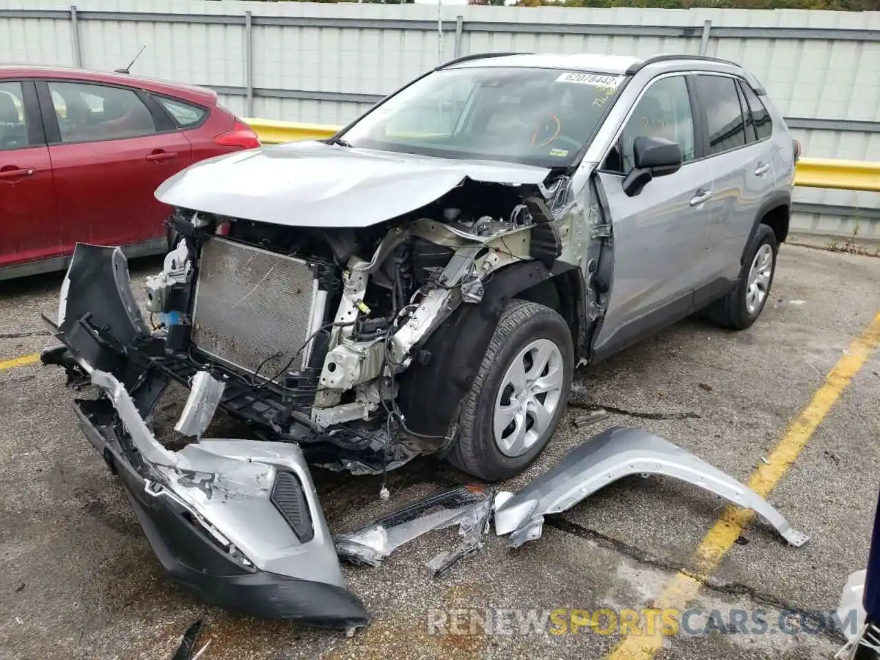 2 Photograph of a damaged car 2T3F1RFV1KW078235 TOYOTA RAV4 2019