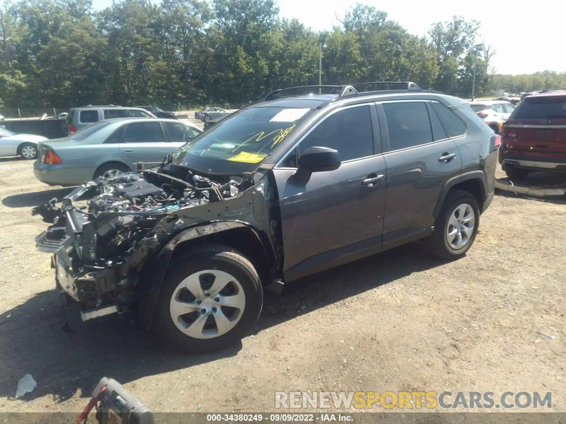 2 Photograph of a damaged car 2T3F1RFV2KC013119 TOYOTA RAV4 2019