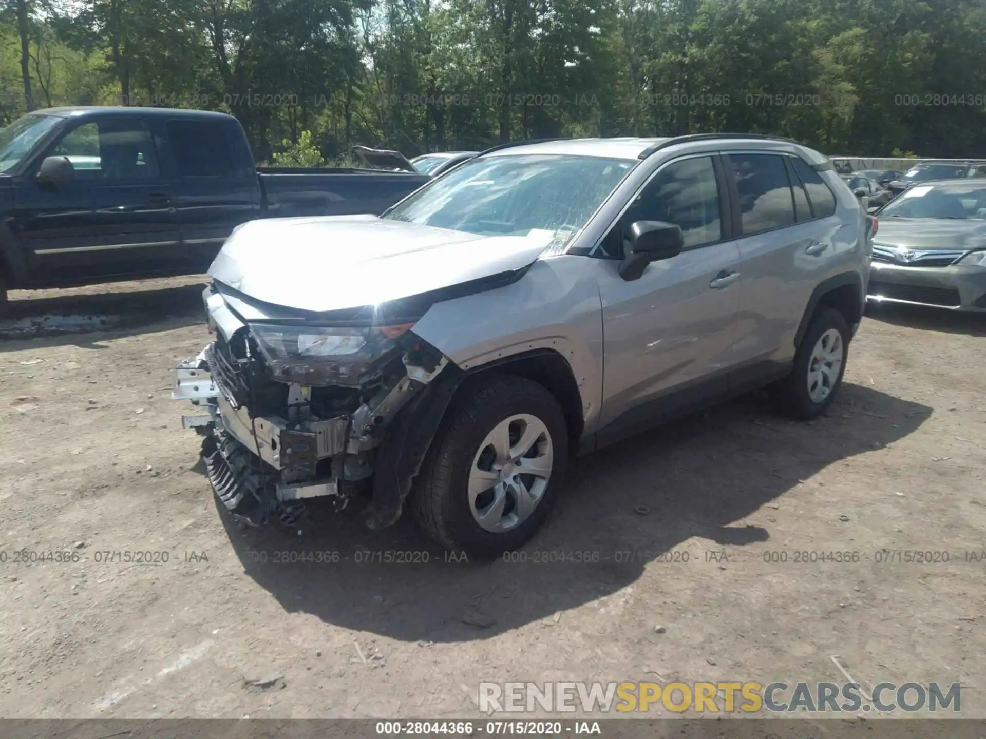 2 Photograph of a damaged car 2T3F1RFV2KC030003 TOYOTA RAV4 2019