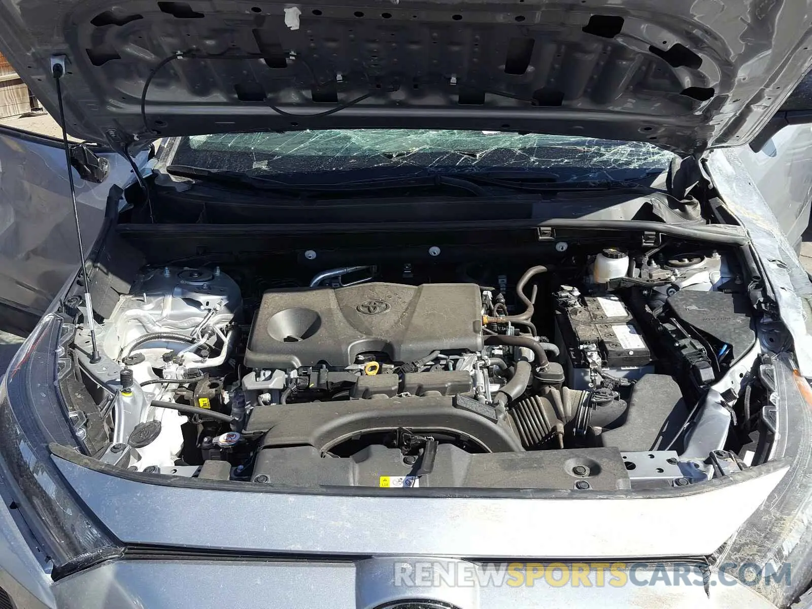 7 Photograph of a damaged car 2T3F1RFV2KC049585 TOYOTA RAV4 2019