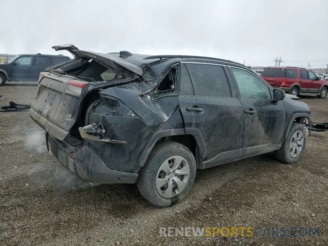3 Photograph of a damaged car 2T3F1RFV2KW065705 TOYOTA RAV4 2019