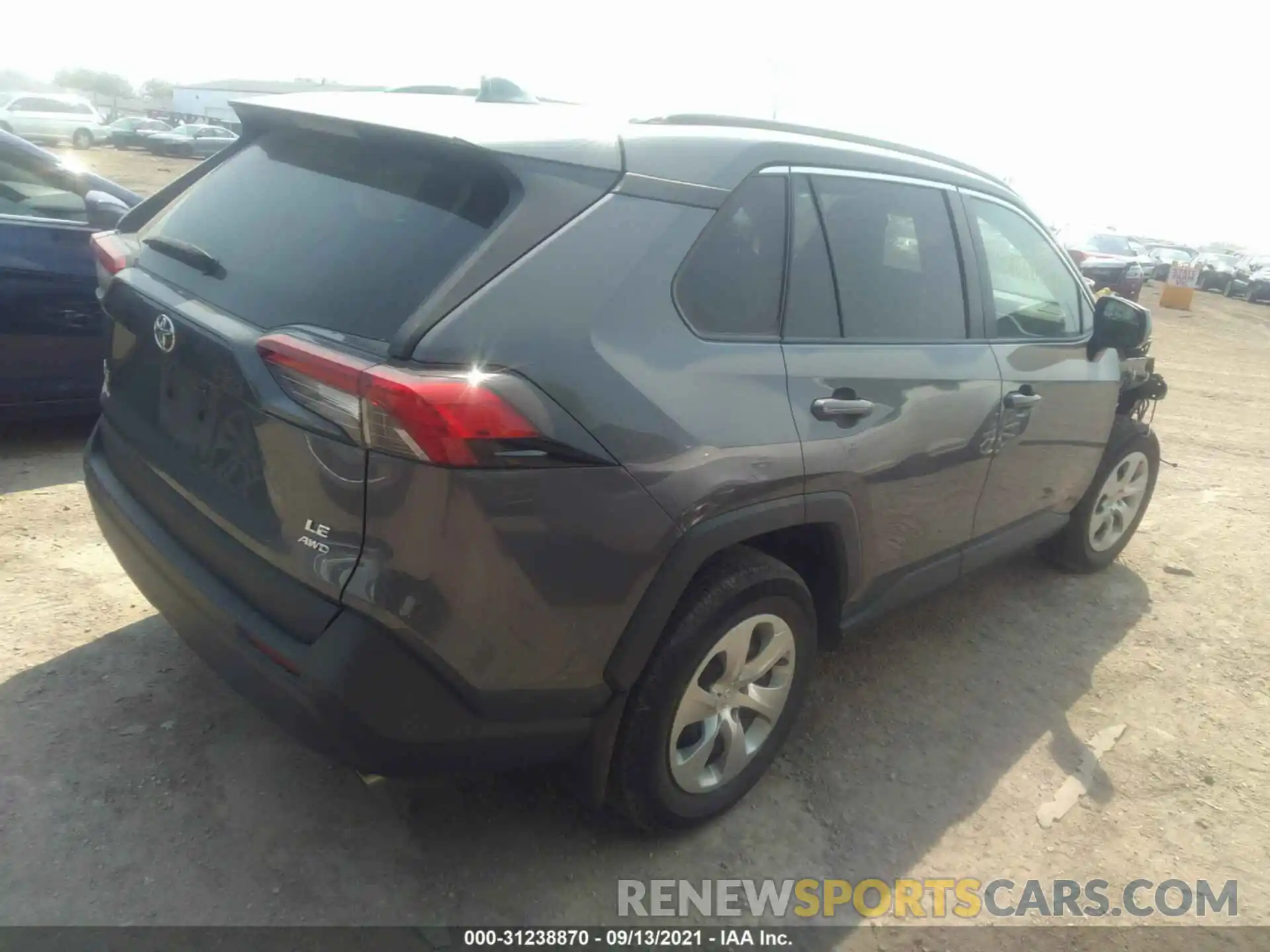 4 Photograph of a damaged car 2T3F1RFV3KC001593 TOYOTA RAV4 2019