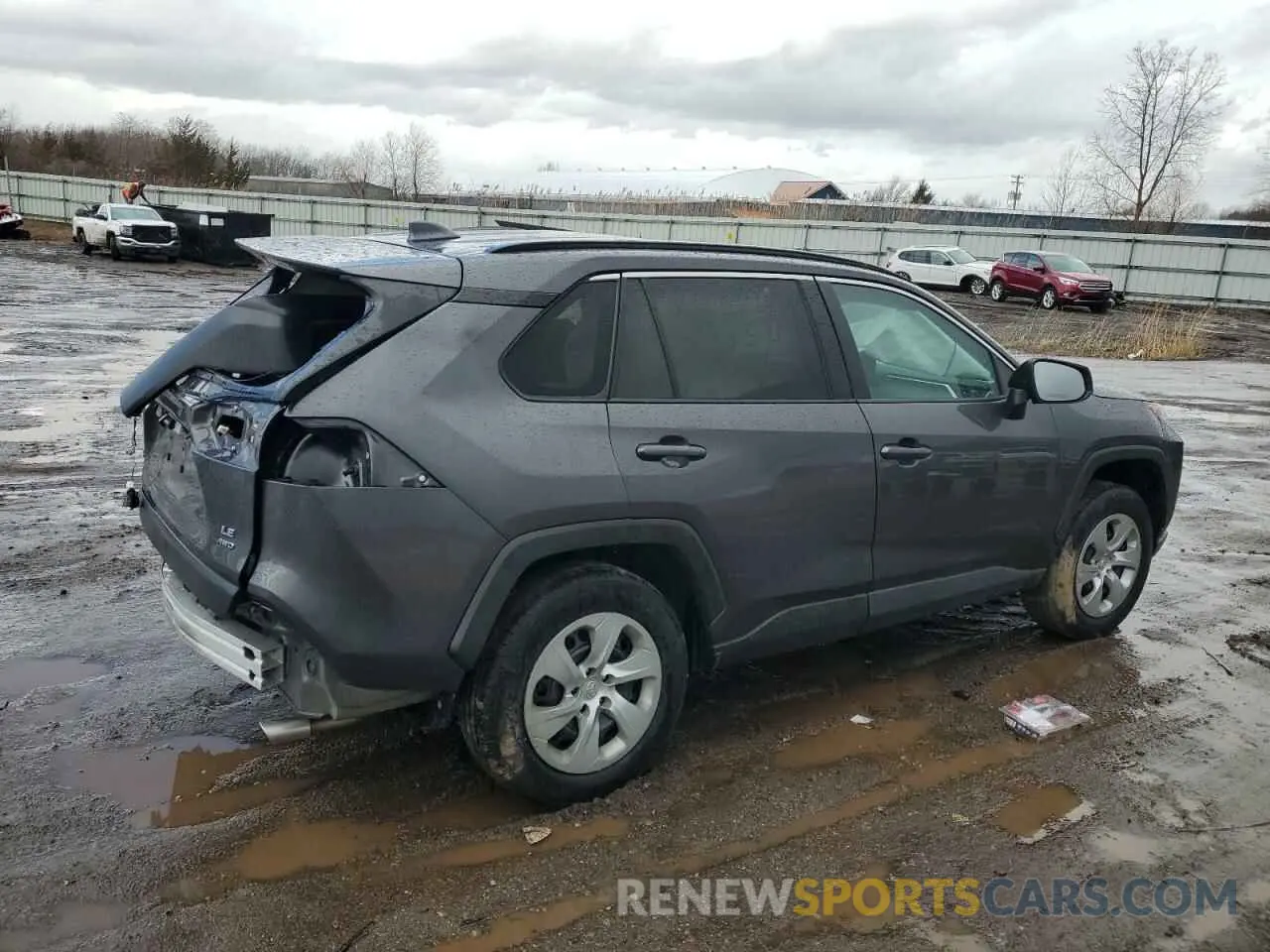 3 Photograph of a damaged car 2T3F1RFV3KC008091 TOYOTA RAV4 2019